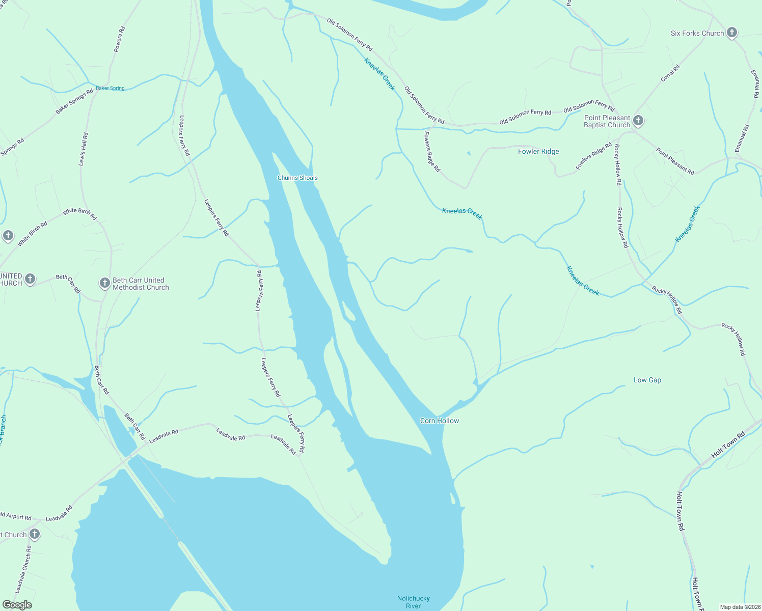 map of restaurants, bars, coffee shops, grocery stores, and more near 1299 Corn Hollow Road in Newport