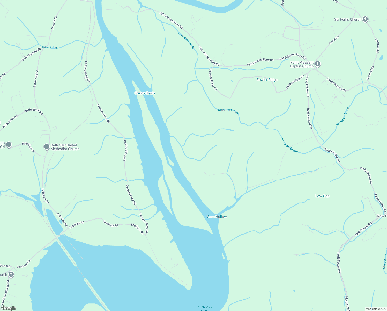 map of restaurants, bars, coffee shops, grocery stores, and more near Corn Hollow Road in Newport