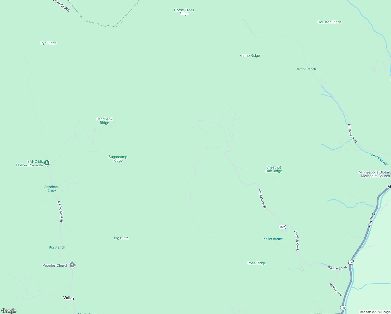 map of restaurants, bars, coffee shops, grocery stores, and more near 1008 Red Hawk Road in Newland