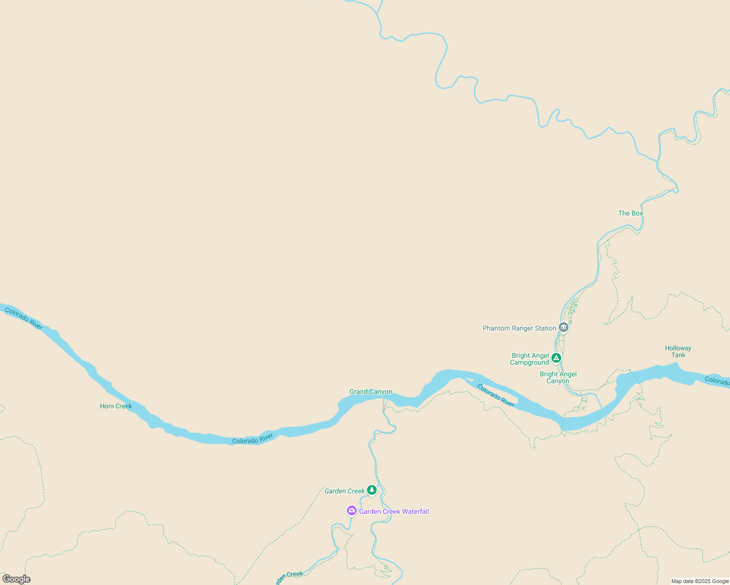 map of restaurants, bars, coffee shops, grocery stores, and more near 871 Liberator Drive in Grand Canyon Village