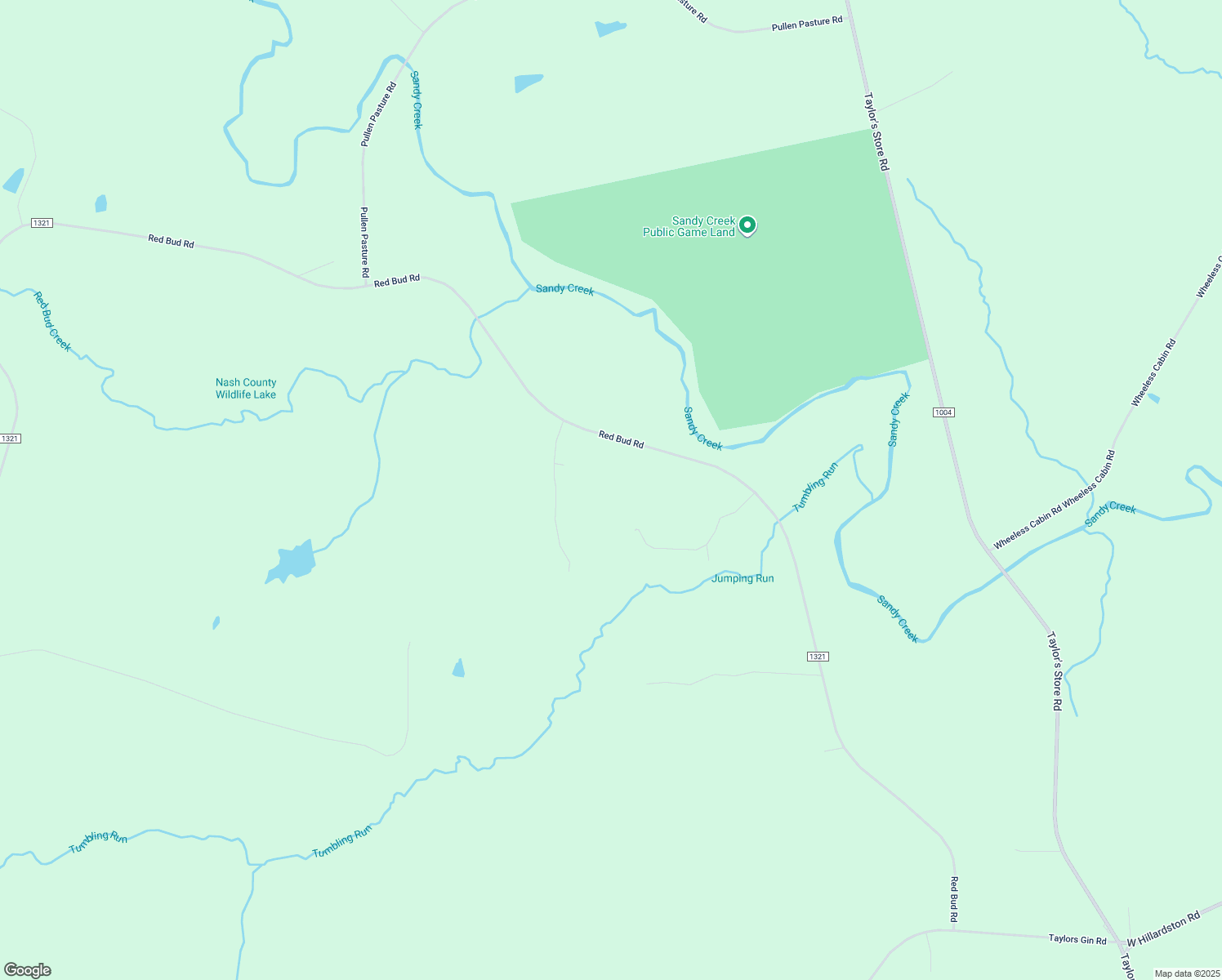 map of restaurants, bars, coffee shops, grocery stores, and more near 16153 Red Bud Road in Castalia