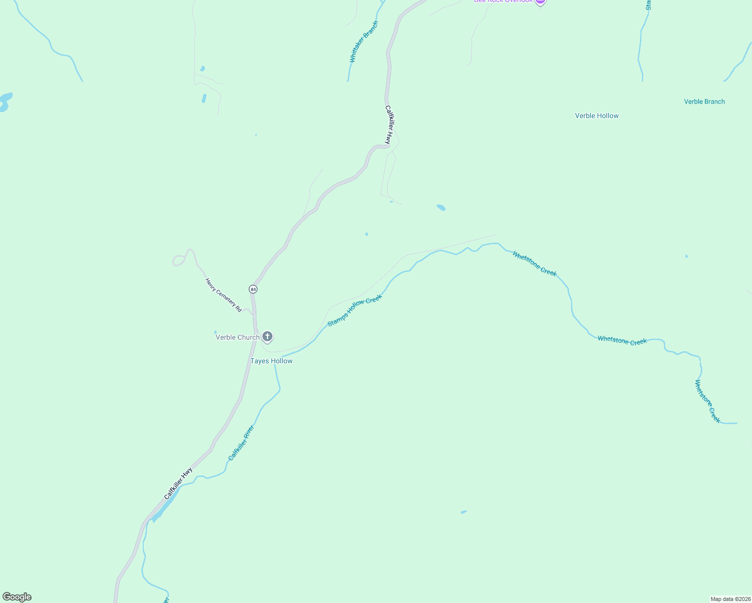 map of restaurants, bars, coffee shops, grocery stores, and more near 11295 Verble Church Rd in Monterey