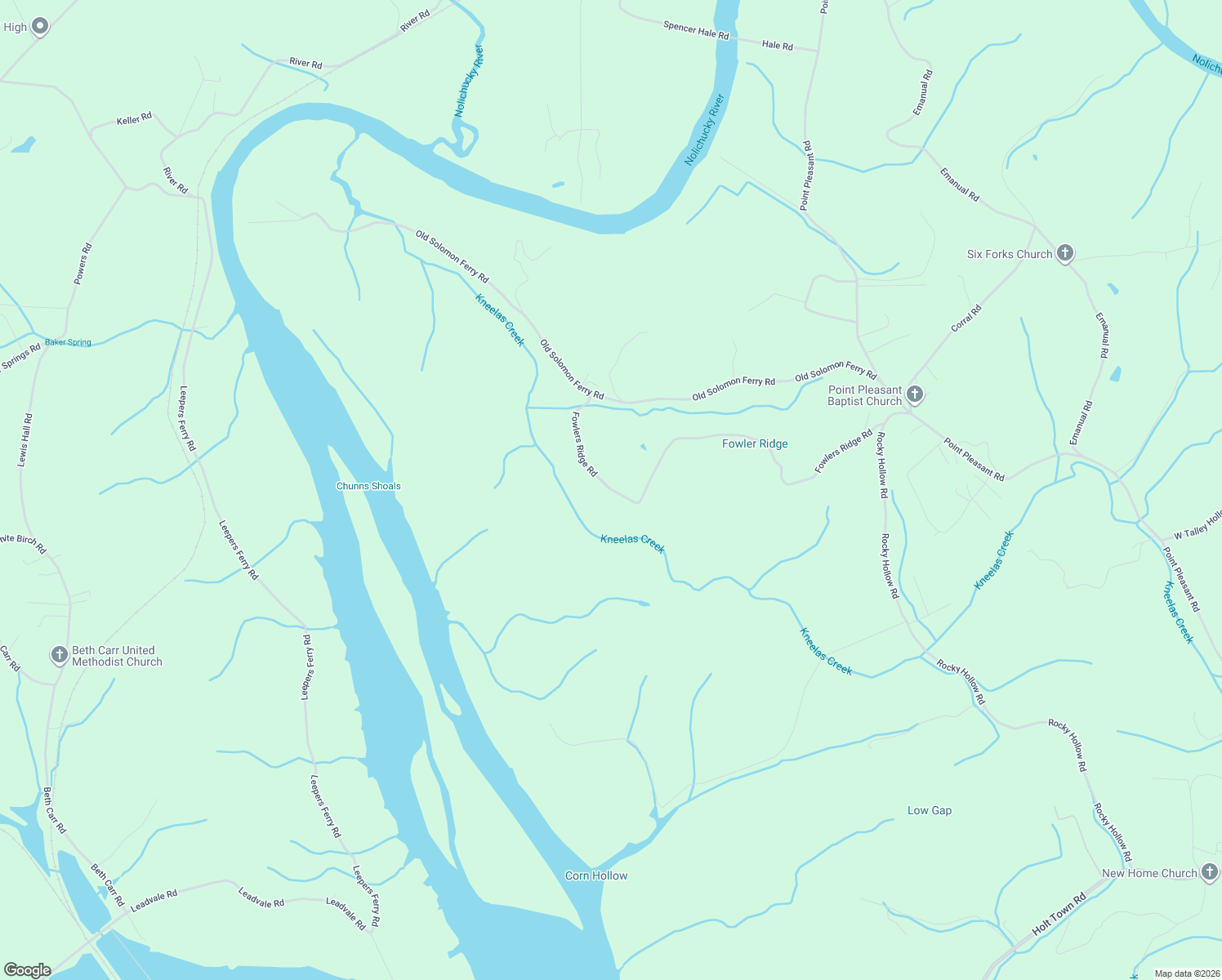 map of restaurants, bars, coffee shops, grocery stores, and more near 1030 Fowlers Ridge Road in Newport