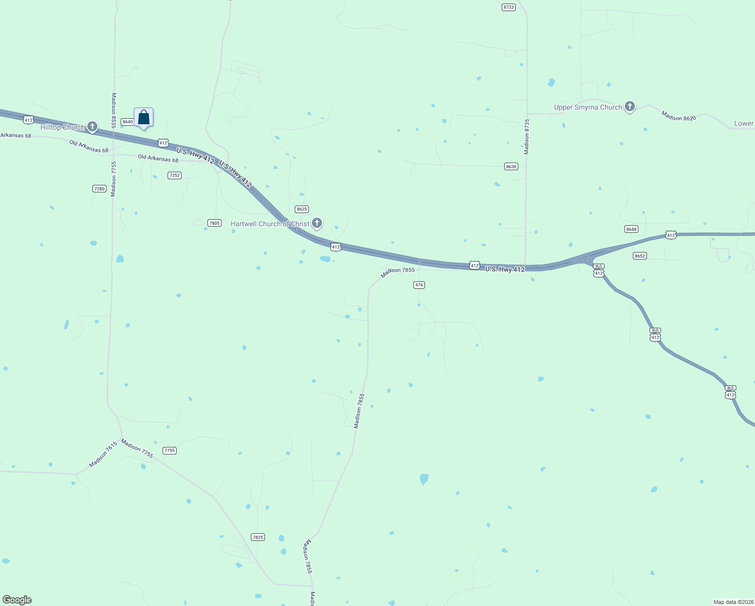 map of restaurants, bars, coffee shops, grocery stores, and more near 1522 Madison 7855 in Huntsville