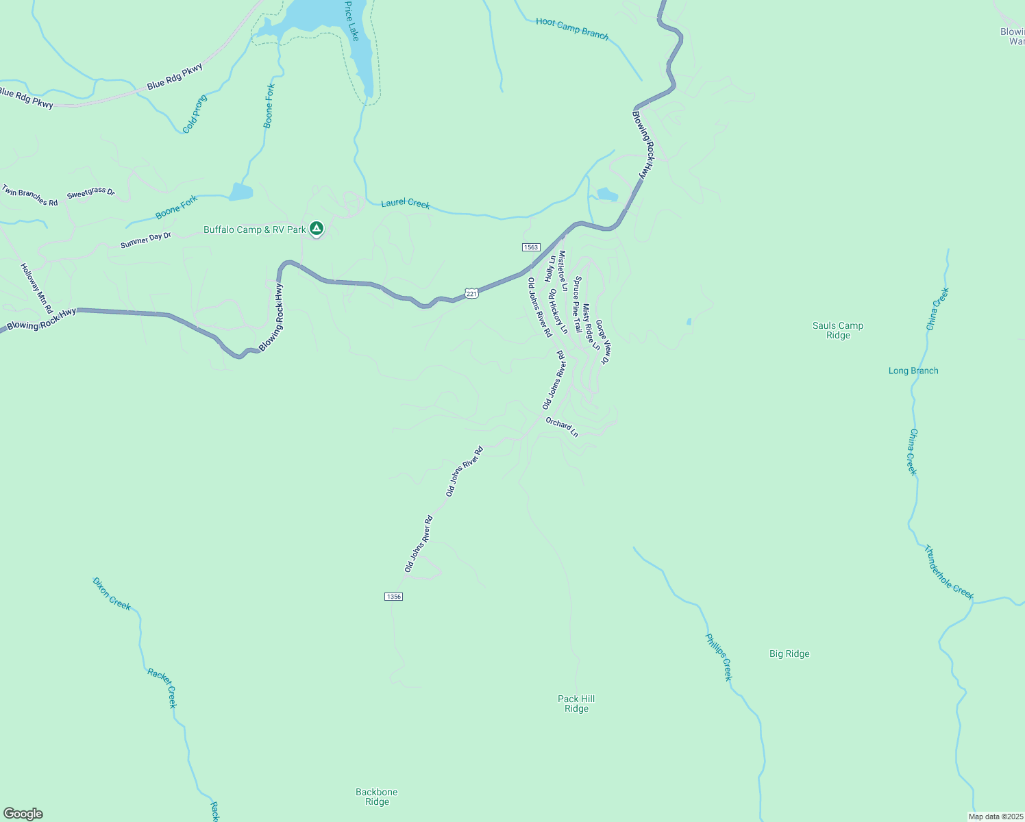 map of restaurants, bars, coffee shops, grocery stores, and more near 7019 Crestview Drive in Blowing Rock