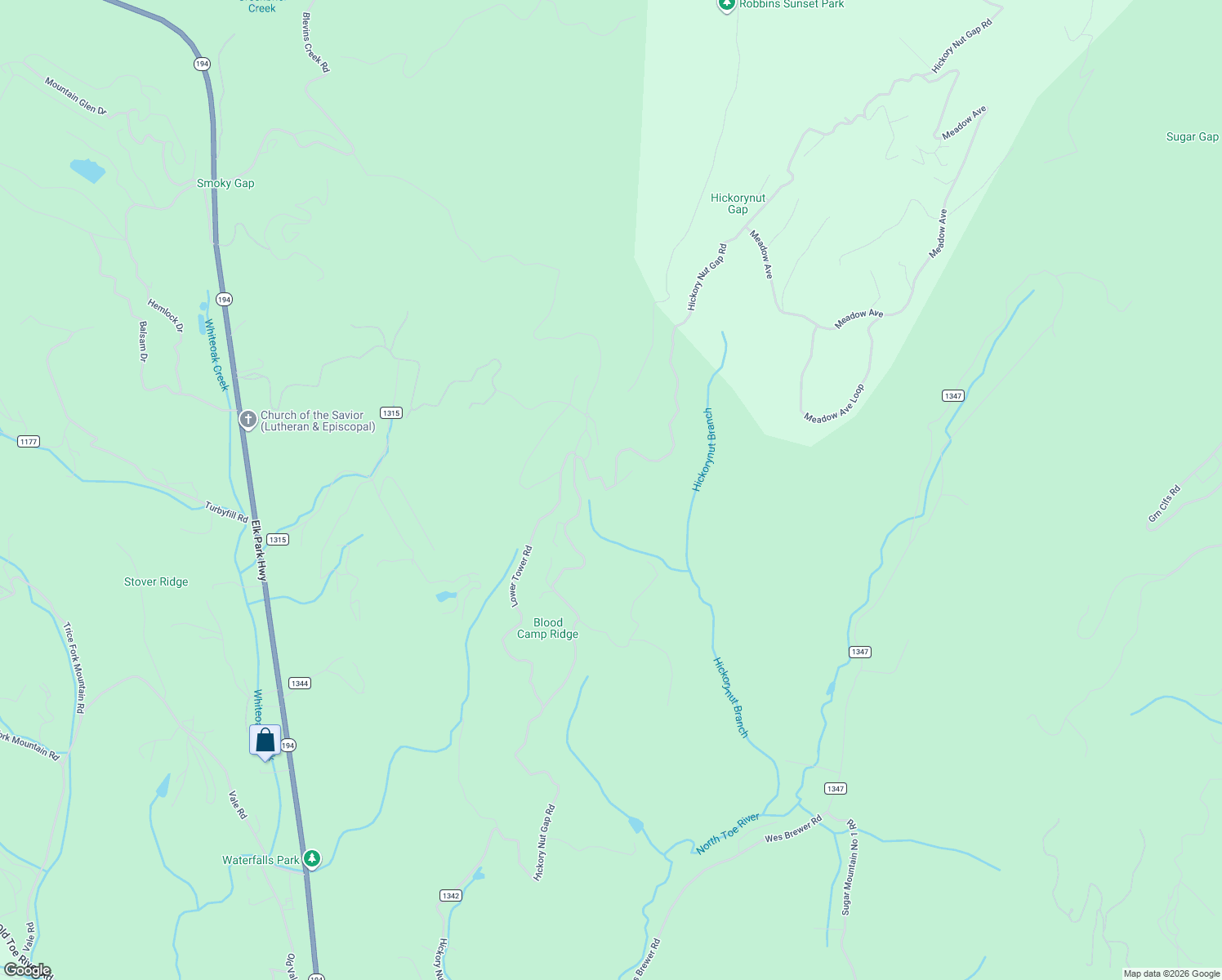 map of restaurants, bars, coffee shops, grocery stores, and more near 39 Forest Hills Lane in Newland