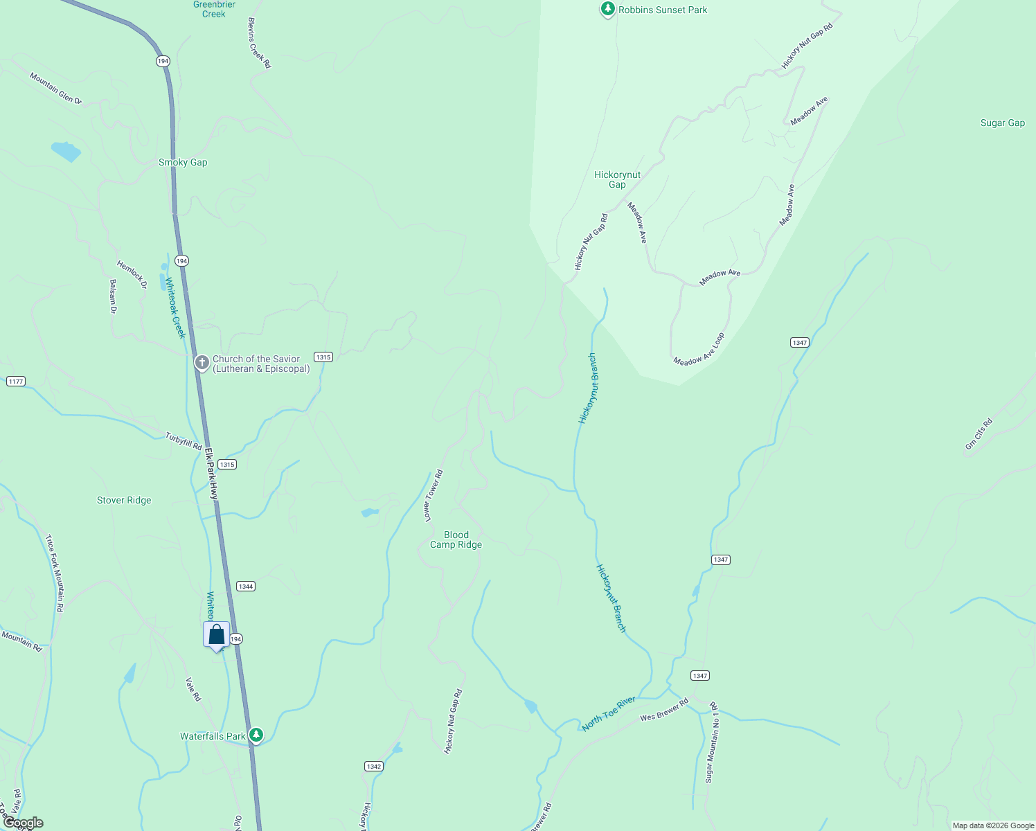 map of restaurants, bars, coffee shops, grocery stores, and more near 39 Forest Hills Lane in Newland