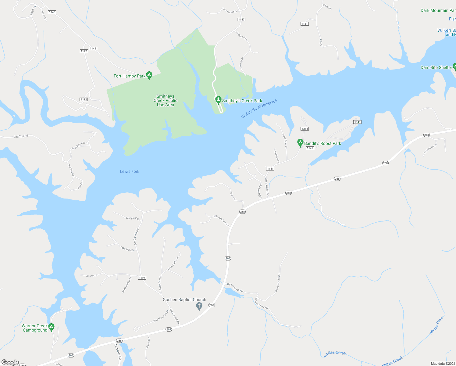 map of restaurants, bars, coffee shops, grocery stores, and more near 398 Grace Drive in Wilkesboro