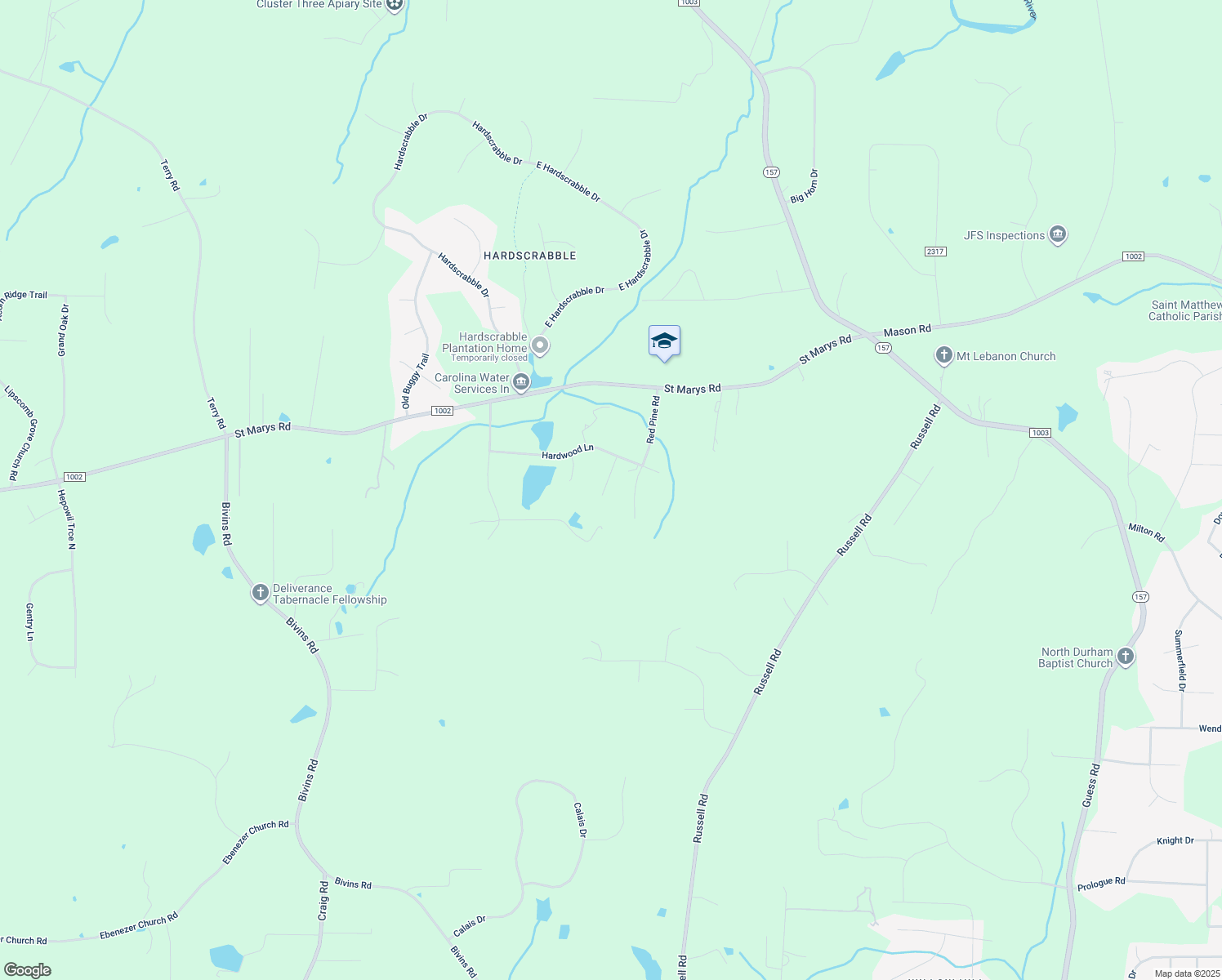 map of restaurants, bars, coffee shops, grocery stores, and more near 17 Bushmill Court in Hillsborough