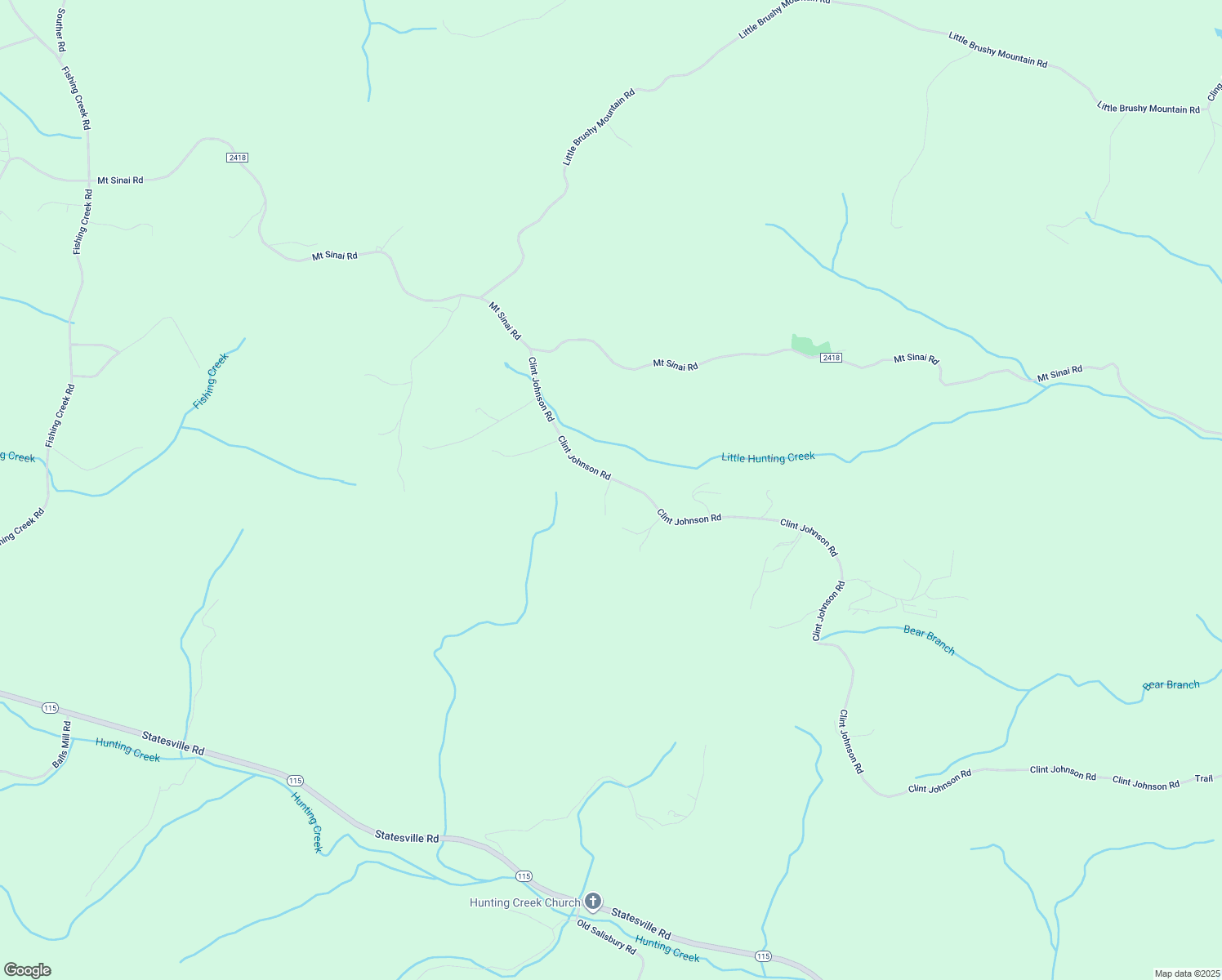 map of restaurants, bars, coffee shops, grocery stores, and more near 121 Shady Cedar Lane in Wilkesboro