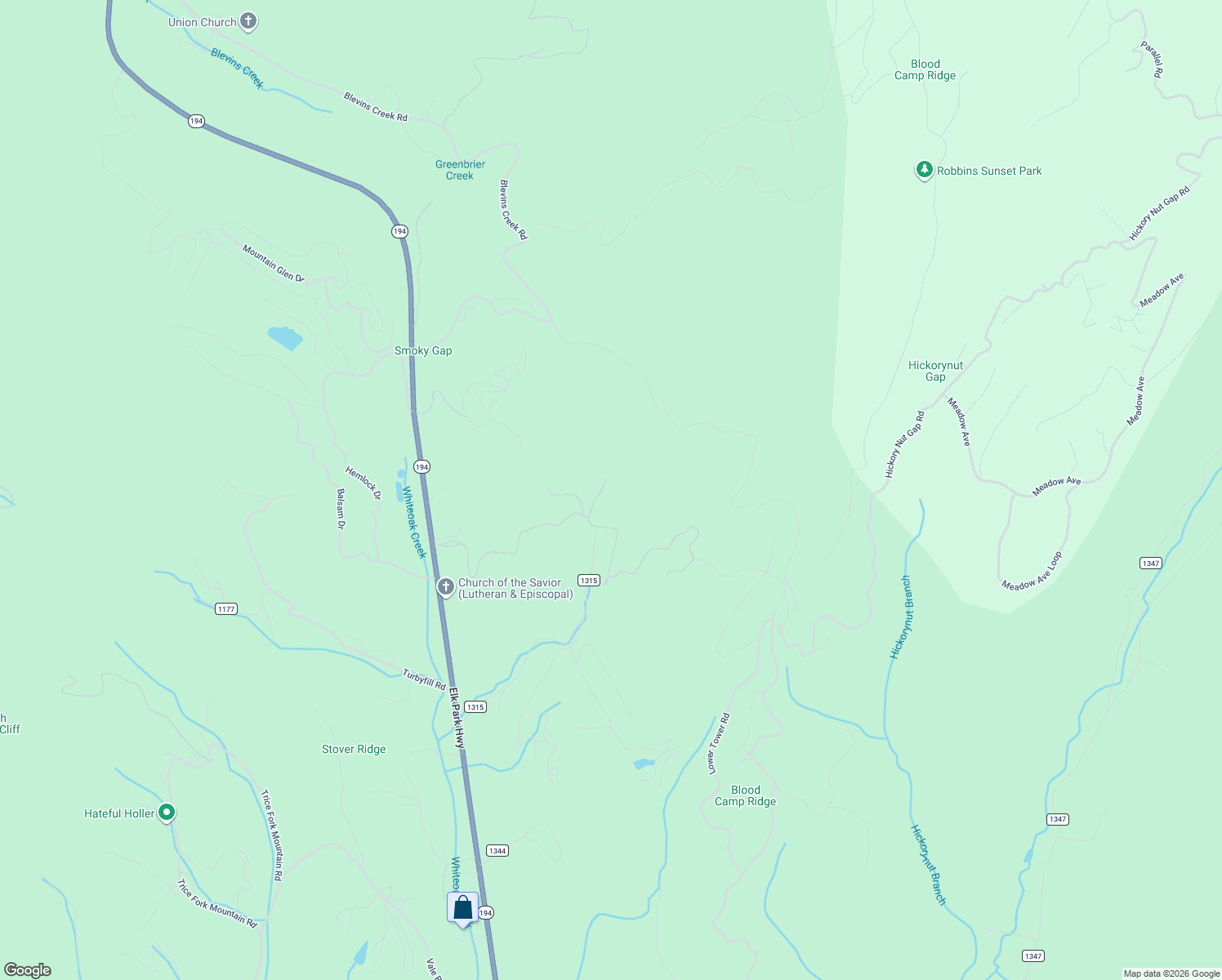 map of restaurants, bars, coffee shops, grocery stores, and more near 122 Deer Glenn Knoll in Newland