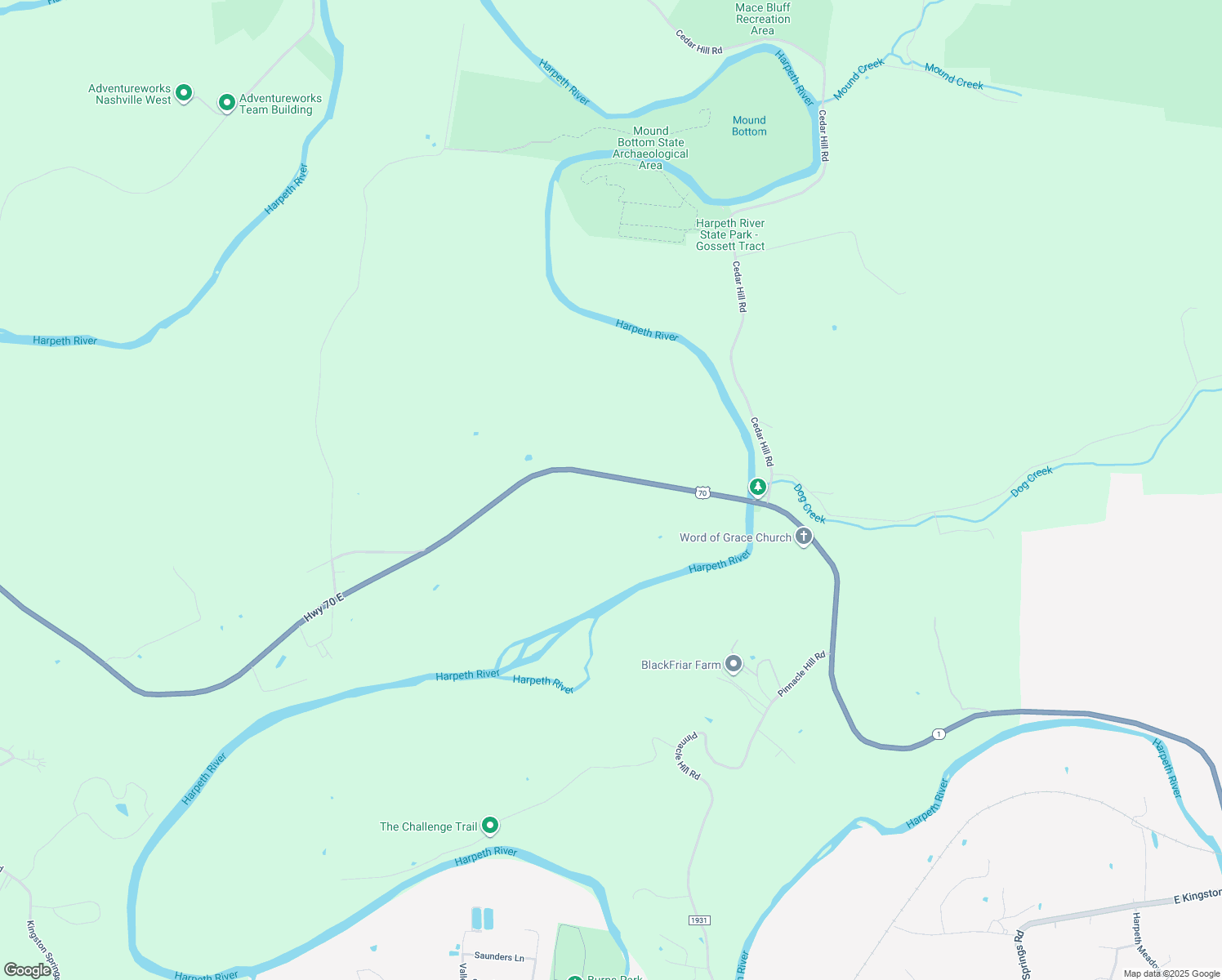 1349 U.S. 70, Kingston Springs TN Walk Score