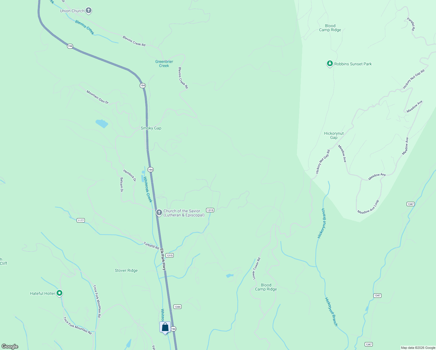 map of restaurants, bars, coffee shops, grocery stores, and more near 122 Deer Glenn Knoll in Newland