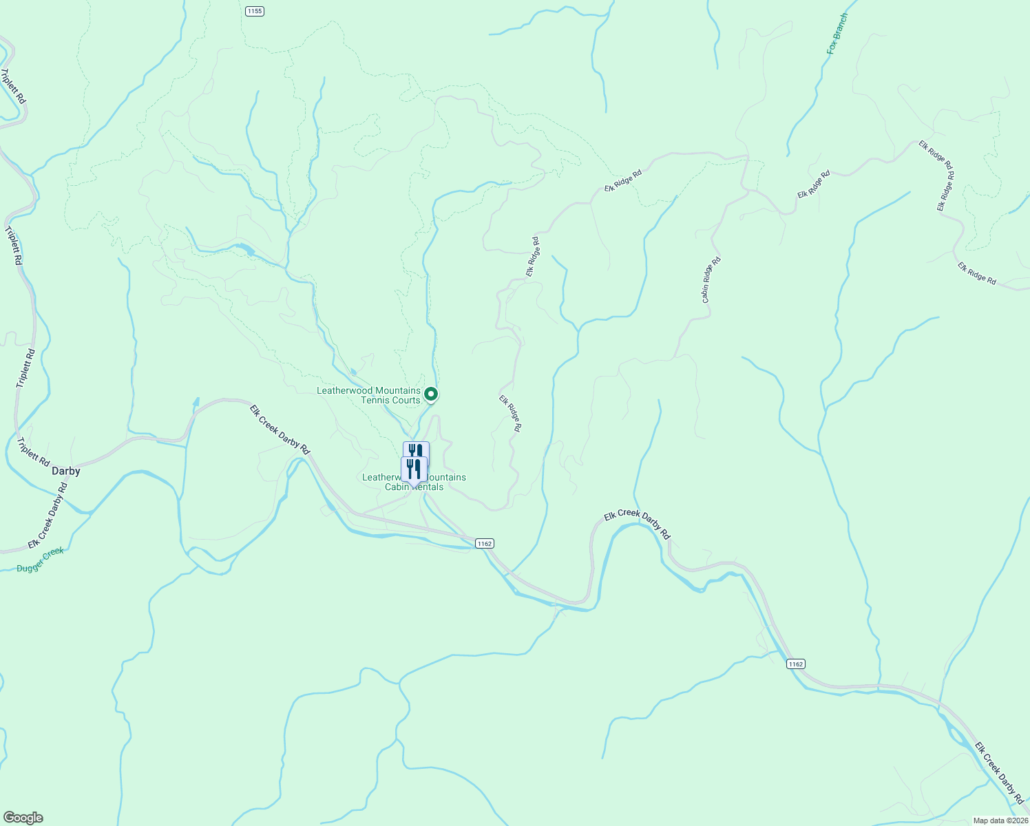 map of restaurants, bars, coffee shops, grocery stores, and more near 1070 Elk Ridge Road in Ferguson