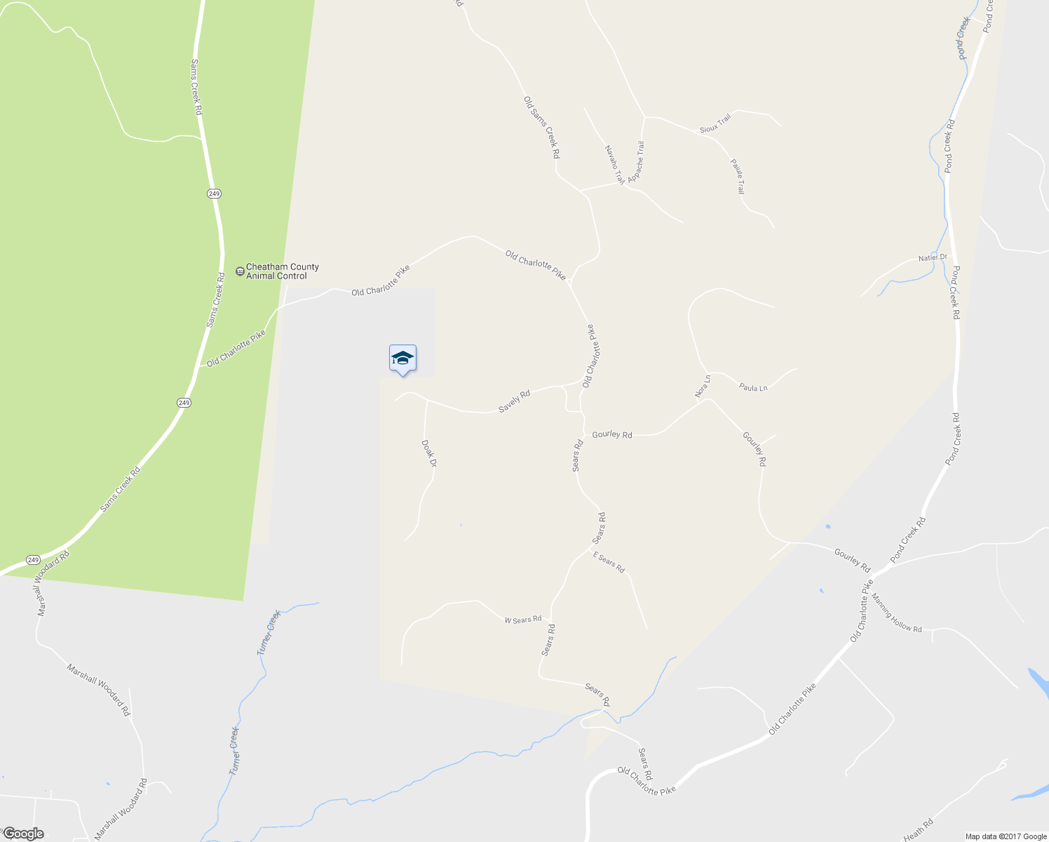 map of restaurants, bars, coffee shops, grocery stores, and more near 1051 Savely Road in Pegram