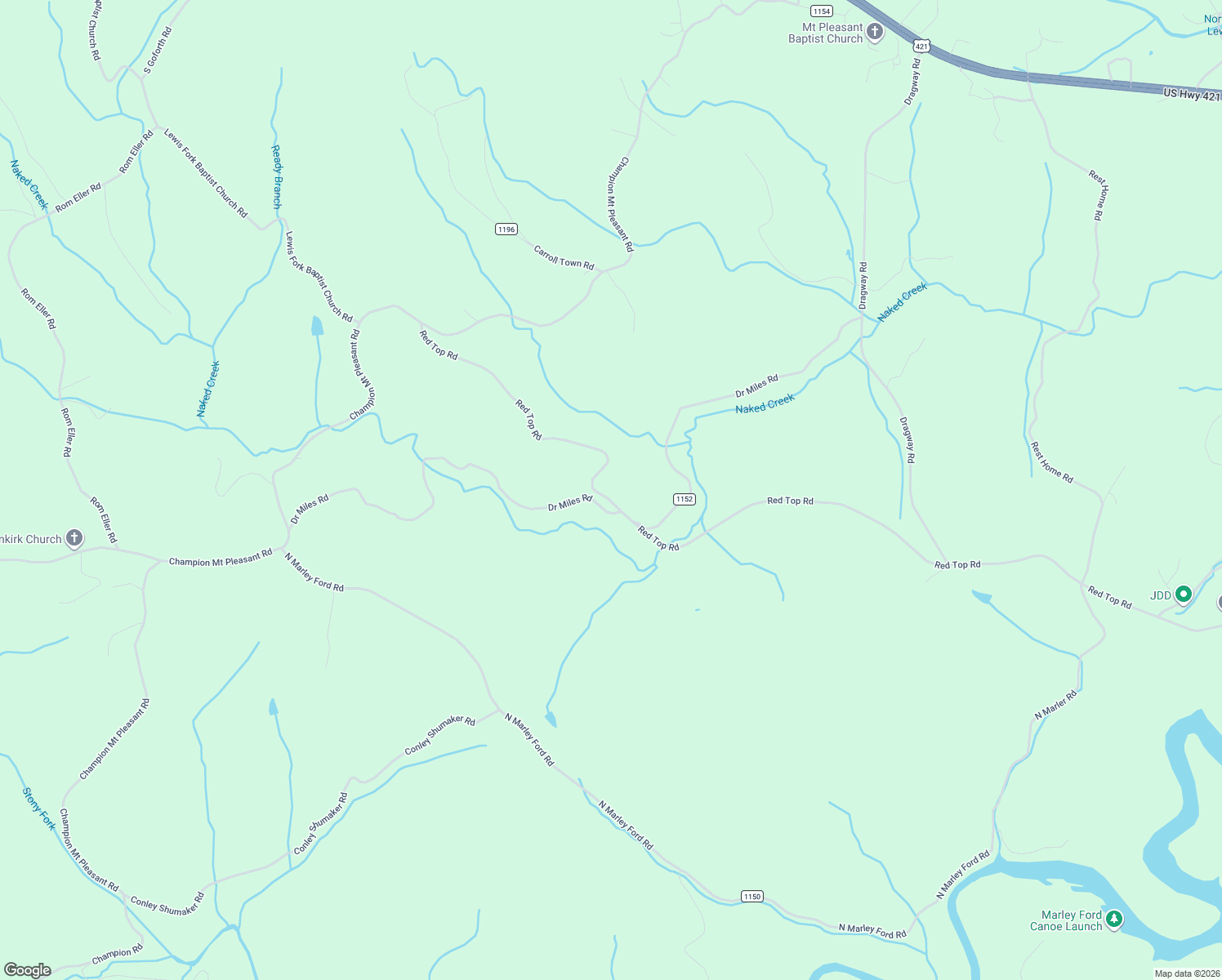 map of restaurants, bars, coffee shops, grocery stores, and more near 1017 Red Top Road in Ferguson