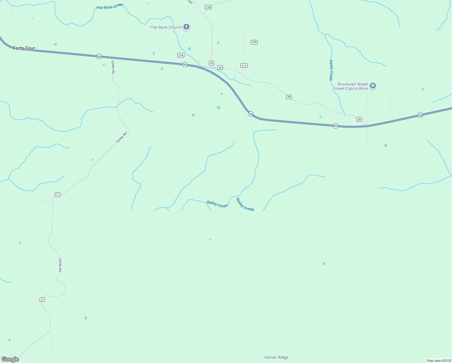 map of restaurants, bars, coffee shops, grocery stores, and more near 3012 County Road 213 in Calico Rock