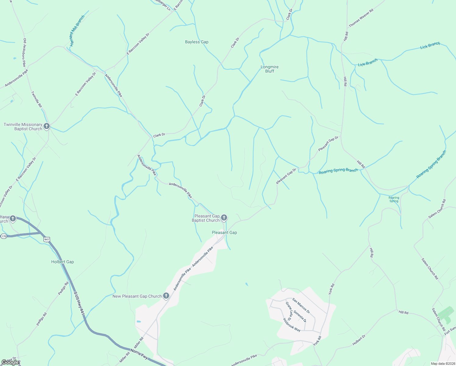 map of restaurants, bars, coffee shops, grocery stores, and more near in Corryton