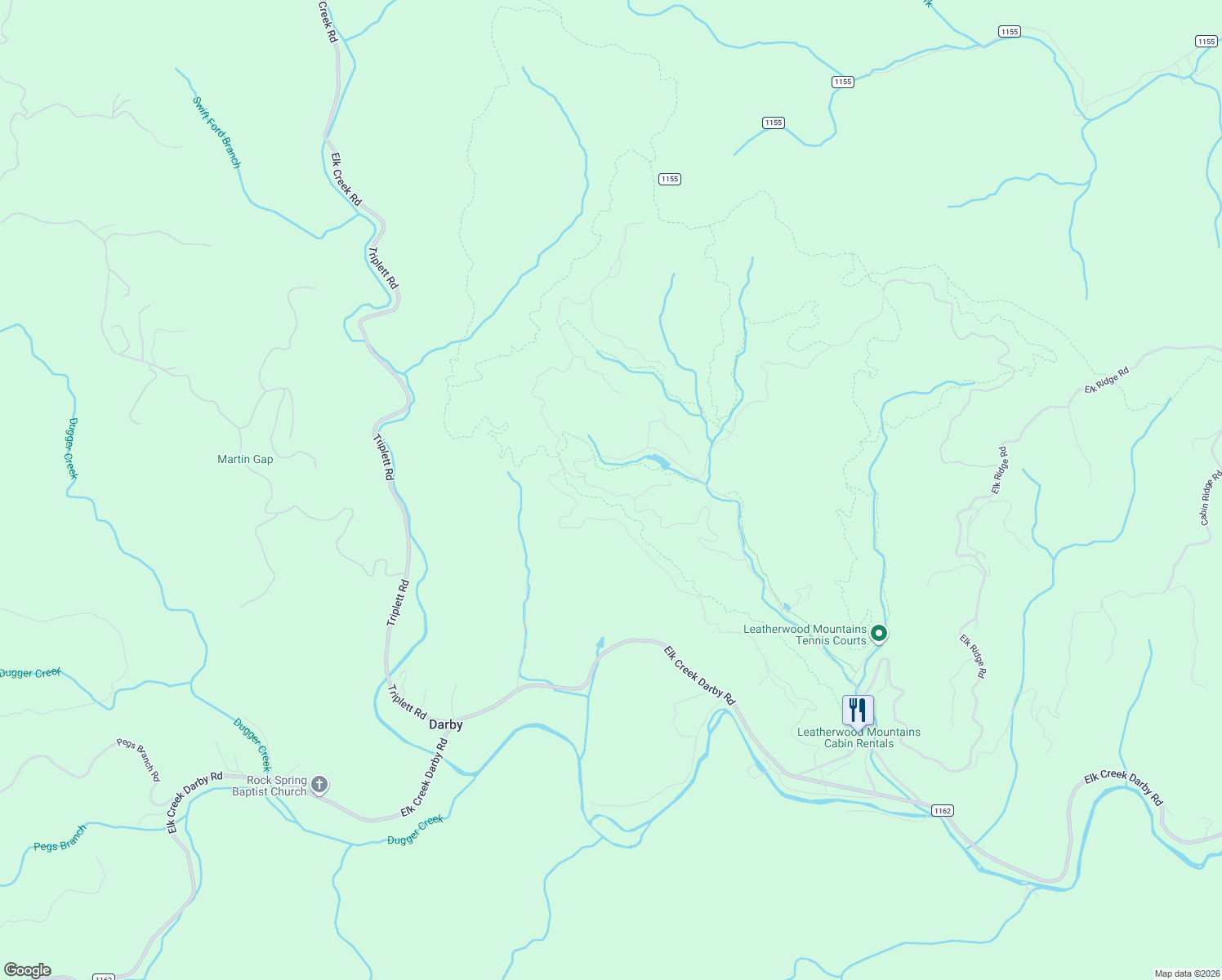 map of restaurants, bars, coffee shops, grocery stores, and more near 507 West Ridge Drive in Ferguson