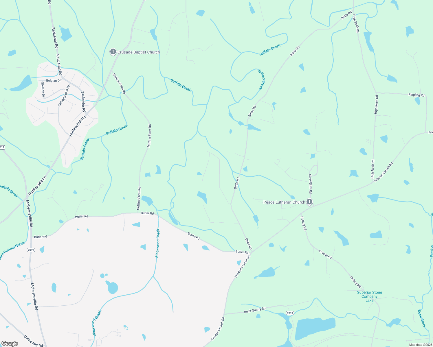 map of restaurants, bars, coffee shops, grocery stores, and more near 3931 Lamarr Valley Road in Gibsonville