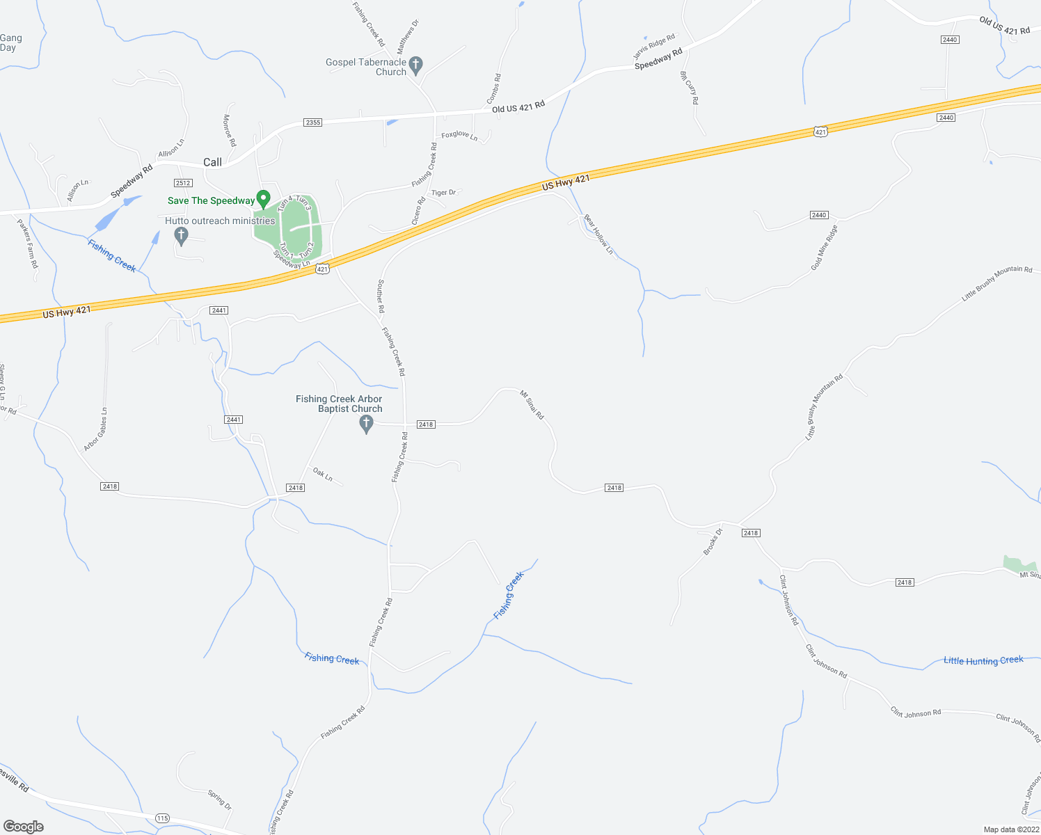 map of restaurants, bars, coffee shops, grocery stores, and more near 622 Mount Sinai Road in Wilkesboro