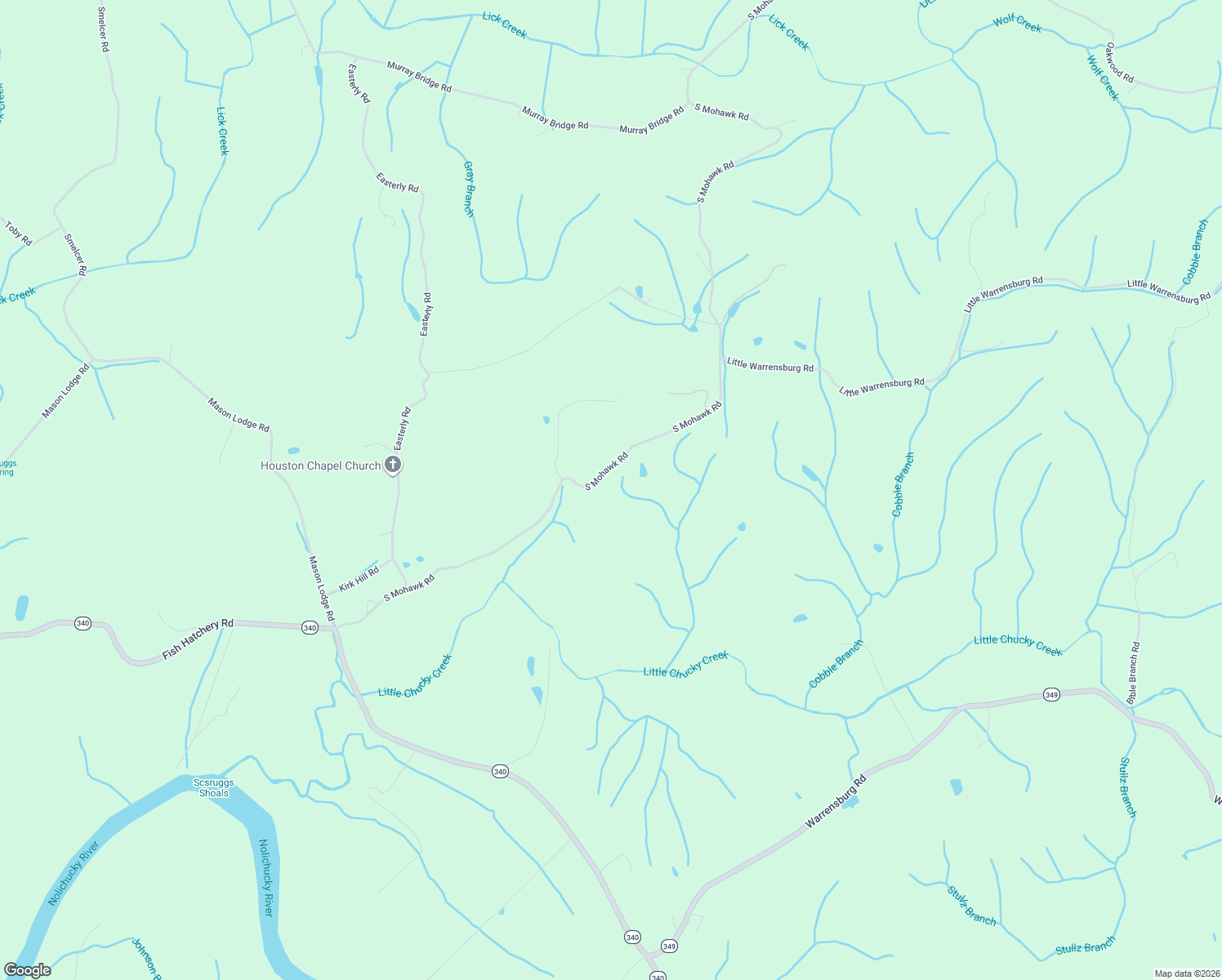 map of restaurants, bars, coffee shops, grocery stores, and more near 3995 South Mohawk Road in Midway