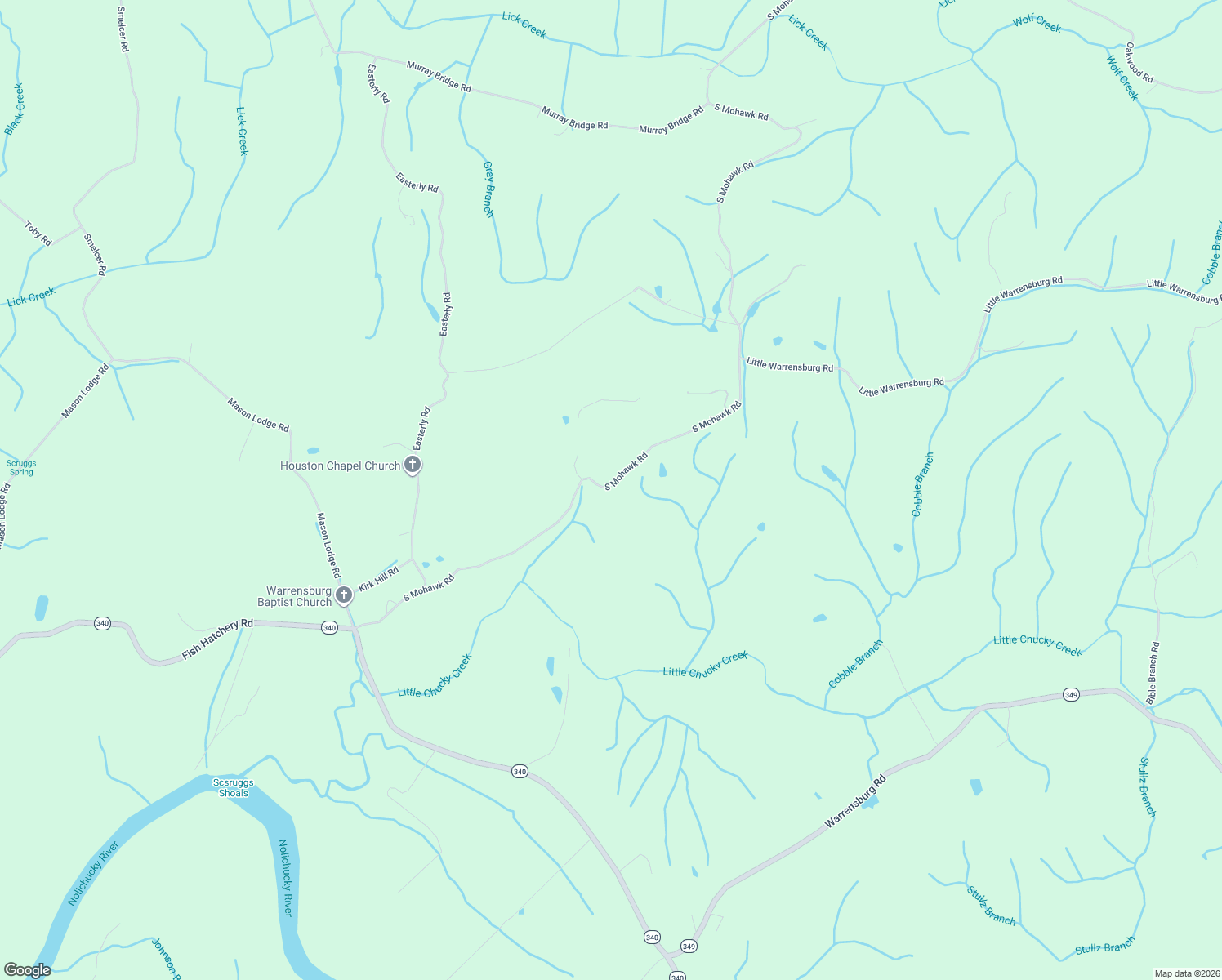 map of restaurants, bars, coffee shops, grocery stores, and more near 3995 South Mohawk Road in Midway