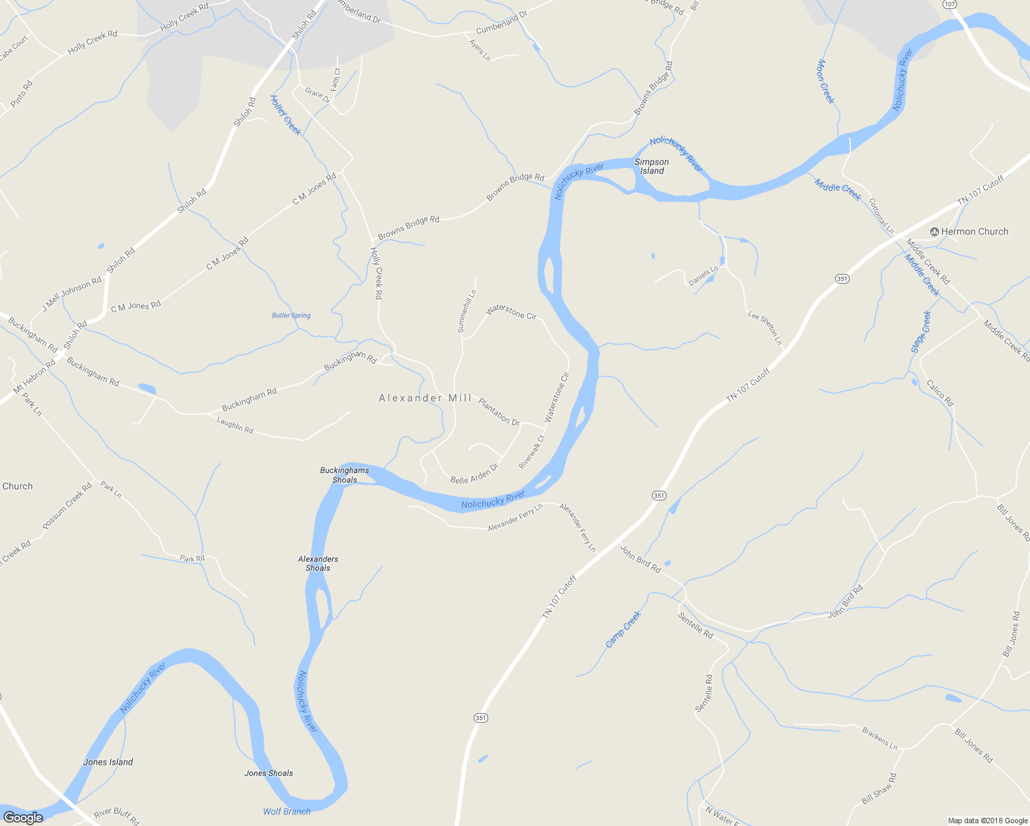 map of restaurants, bars, coffee shops, grocery stores, and more near 225 Plantation Drive in Greeneville