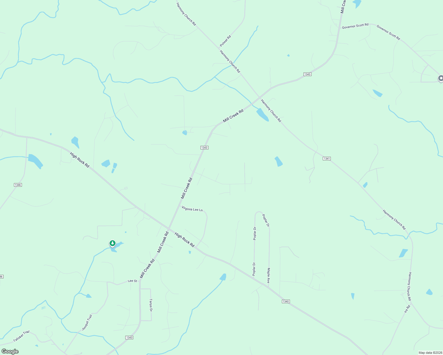 map of restaurants, bars, coffee shops, grocery stores, and more near 3405 Briarwood Court in Efland