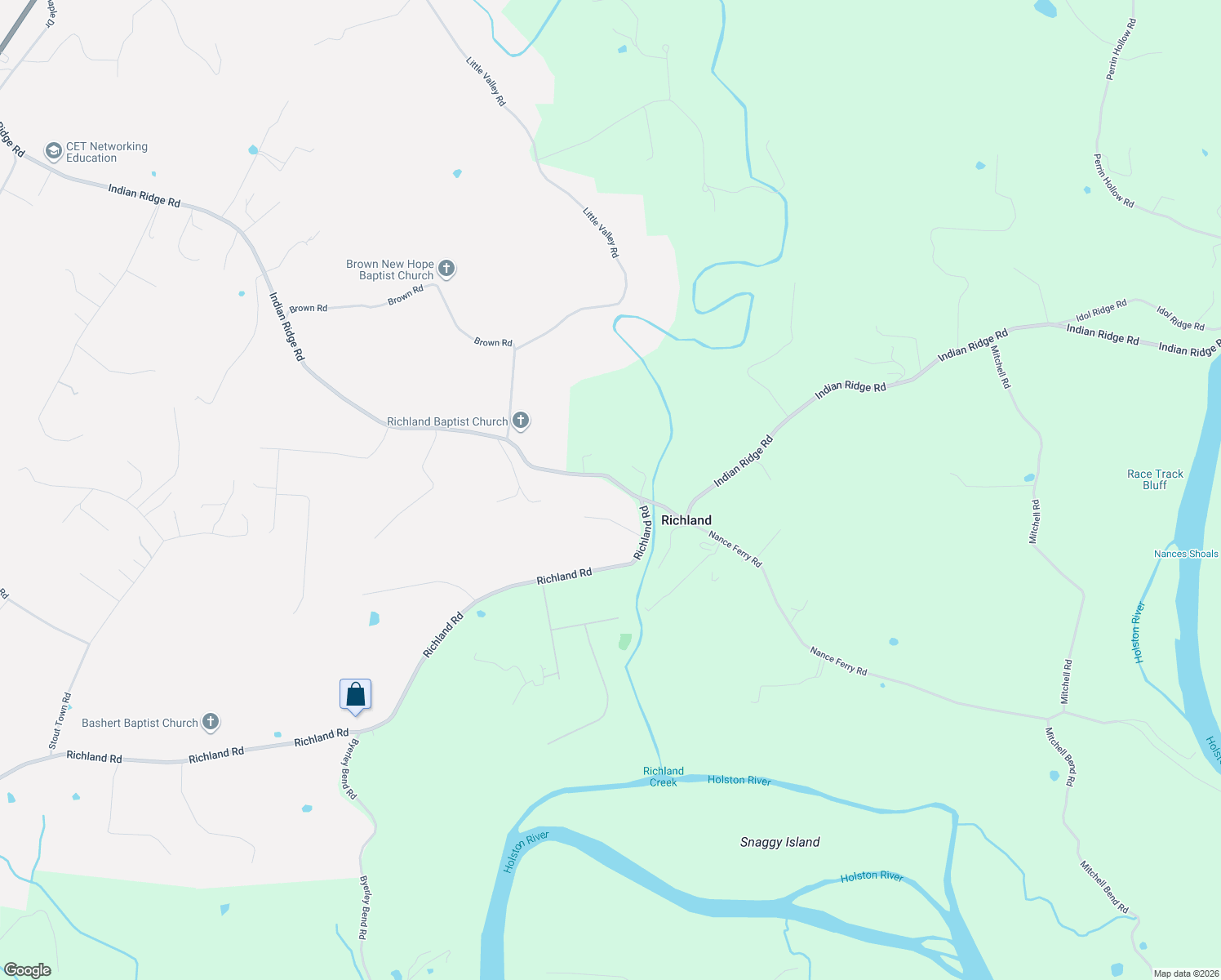 map of restaurants, bars, coffee shops, grocery stores, and more near 1276 Indian Ridge Road in Blaine