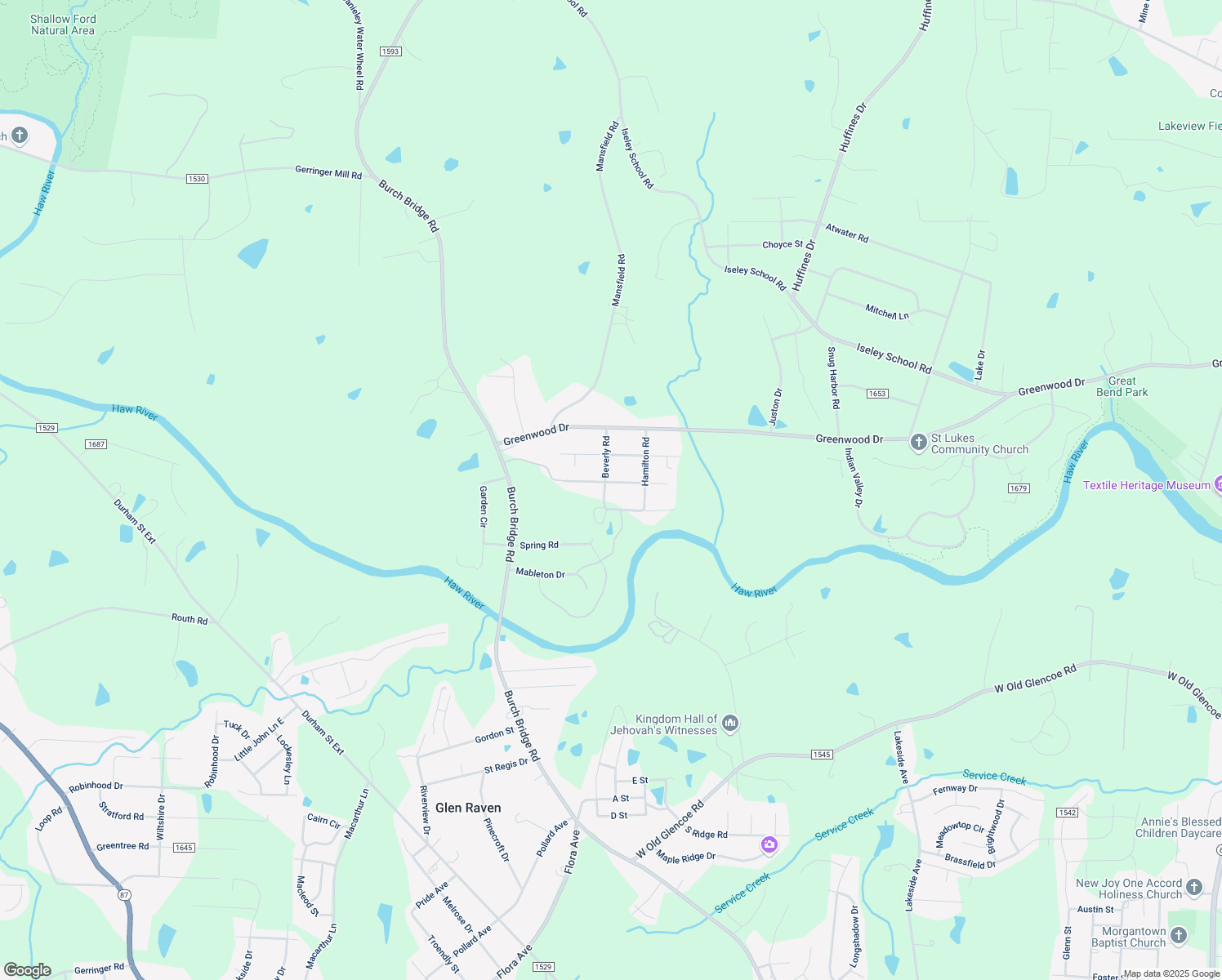 map of restaurants, bars, coffee shops, grocery stores, and more near 1244 Carlton Avenue in Burlington