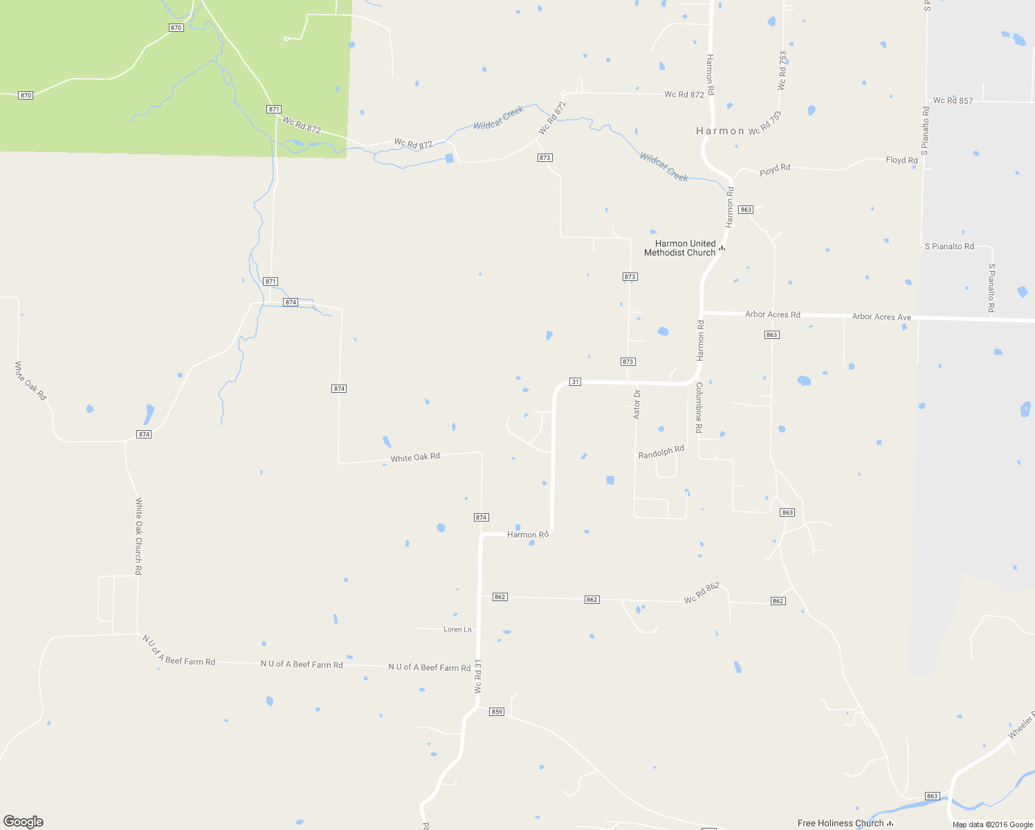 map of restaurants, bars, coffee shops, grocery stores, and more near 13539 Meadow Ridge in Fayetteville