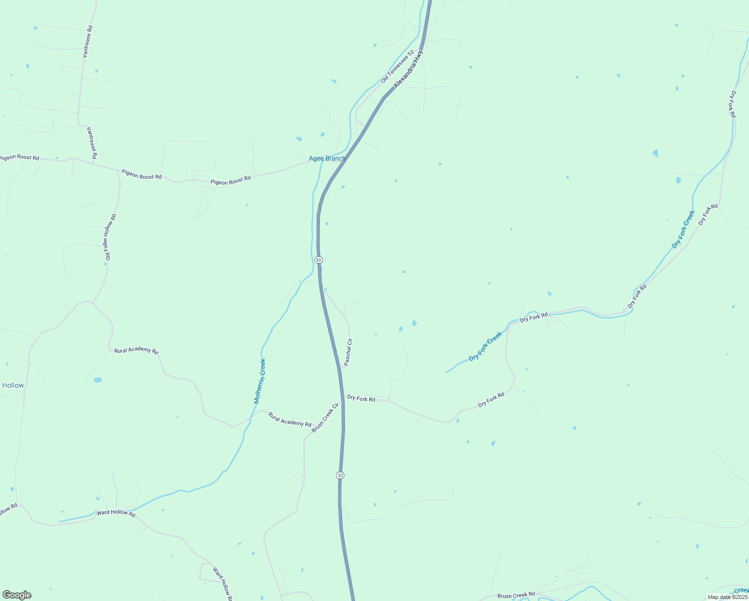 map of restaurants, bars, coffee shops, grocery stores, and more near in Brush Creek