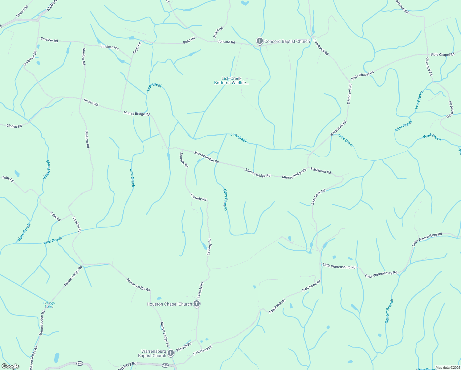 map of restaurants, bars, coffee shops, grocery stores, and more near 735 Murray Bridge Rd in Greene