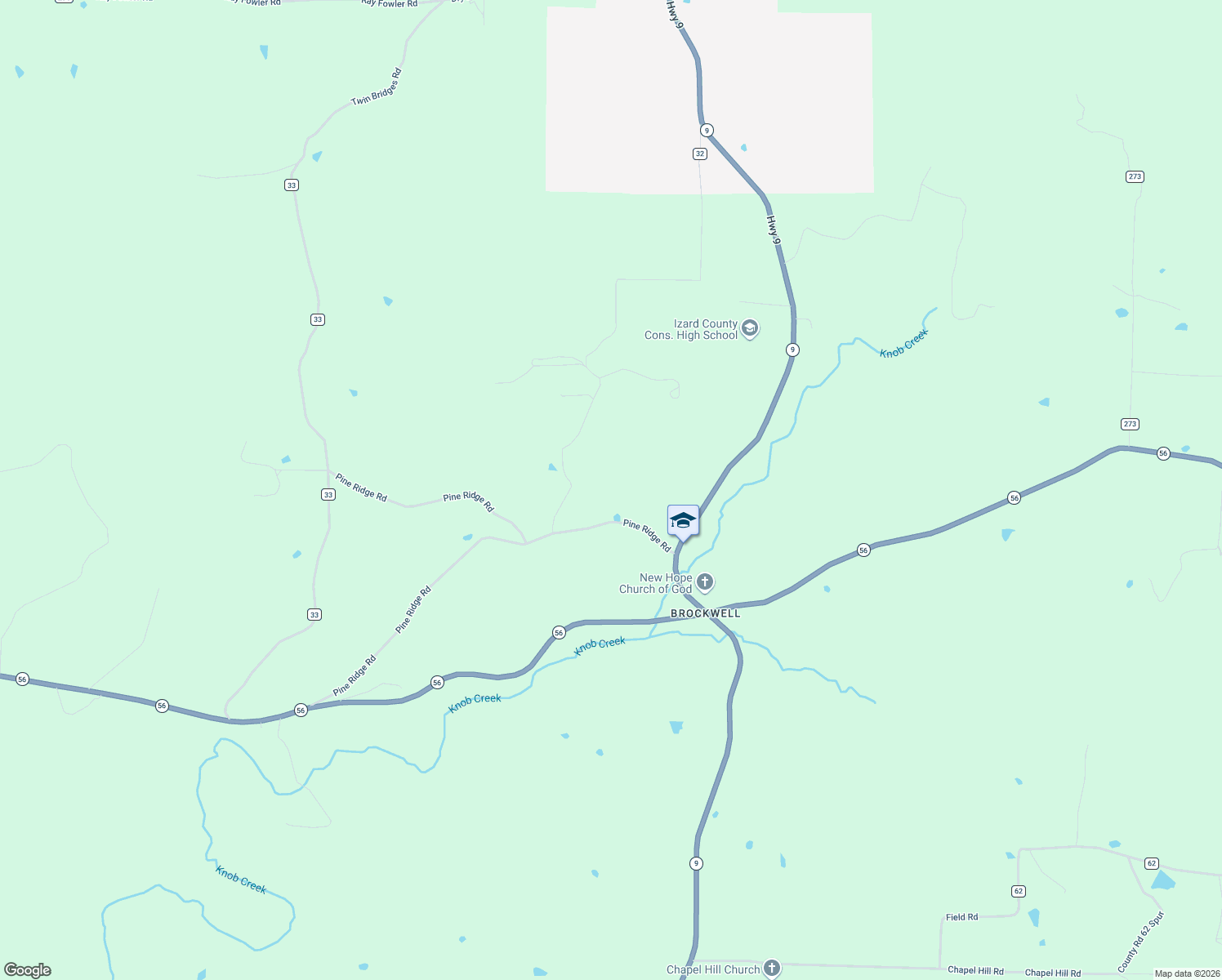map of restaurants, bars, coffee shops, grocery stores, and more near 1227 Pine Ridge Road in Brockwell