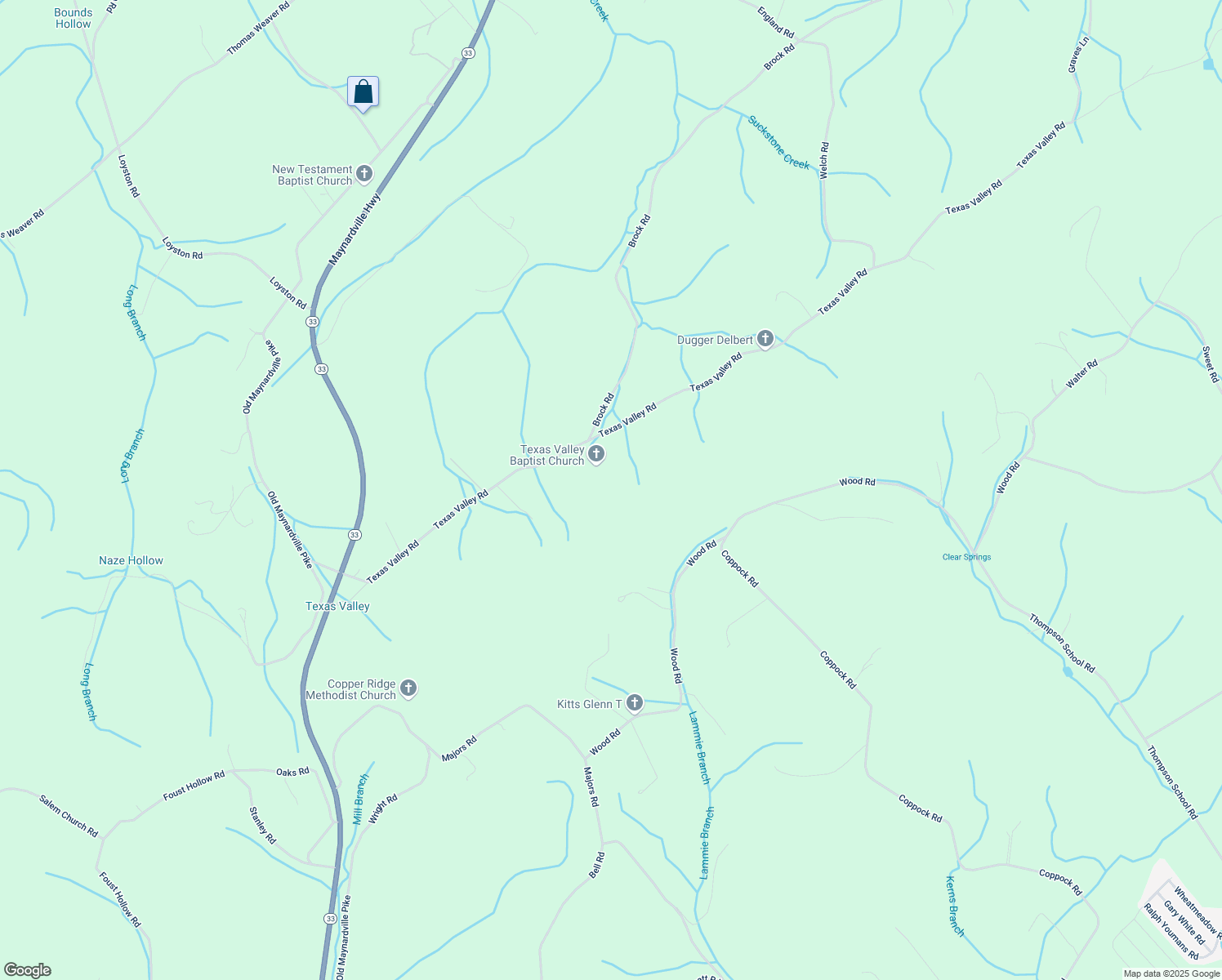 map of restaurants, bars, coffee shops, grocery stores, and more near in Knoxville
