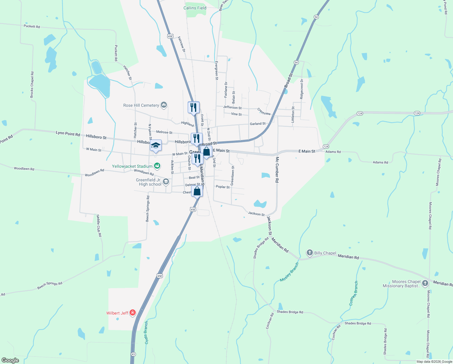 map of restaurants, bars, coffee shops, grocery stores, and more near 208 Harvard St in Greenfield