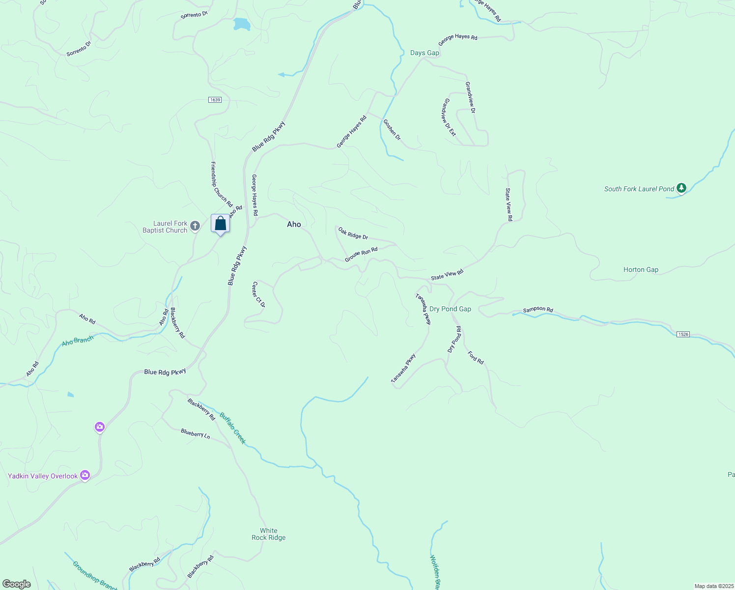 map of restaurants, bars, coffee shops, grocery stores, and more near 265 Greystone Dr in Boone