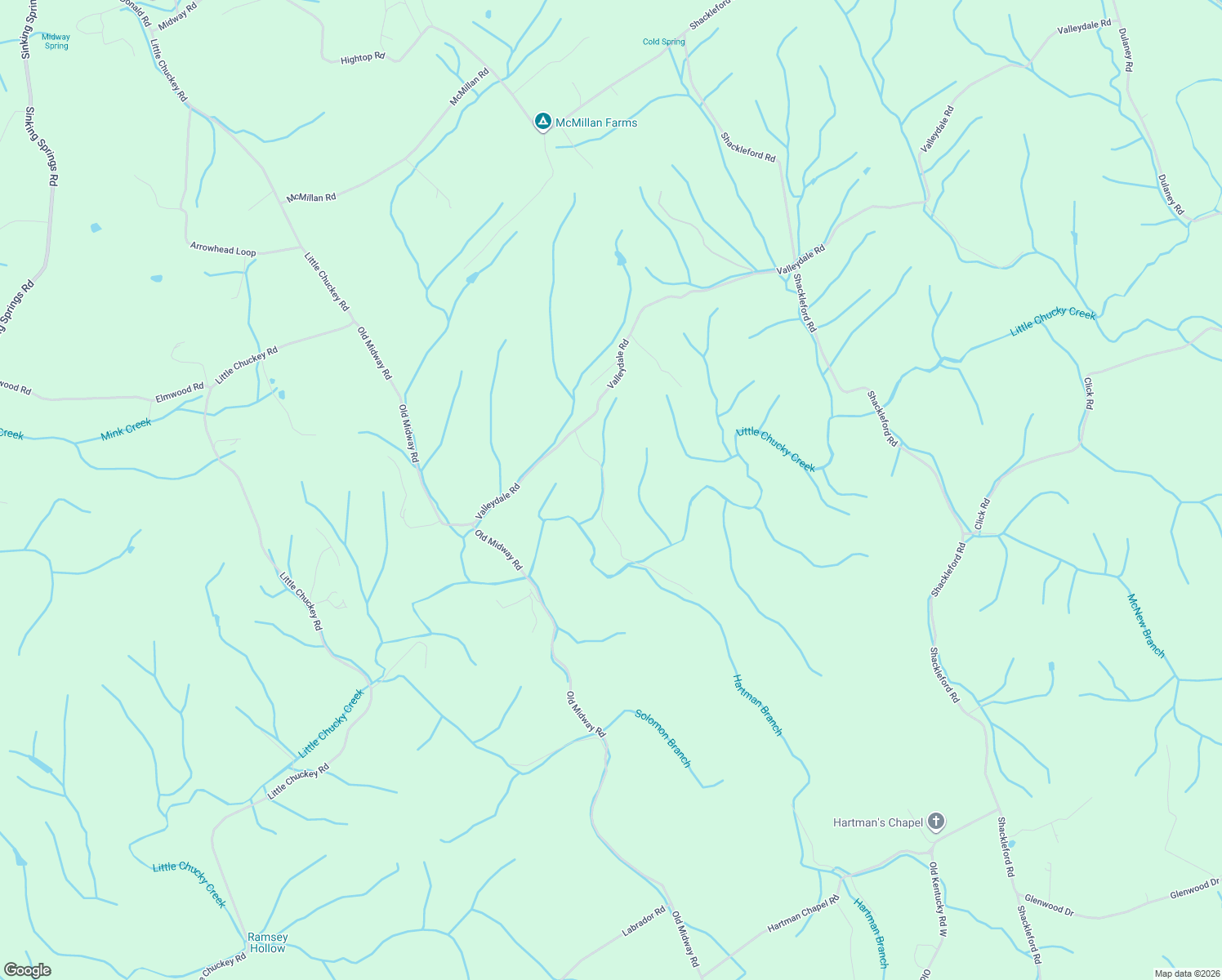 map of restaurants, bars, coffee shops, grocery stores, and more near 267 Hartman Branch Road in Mosheim