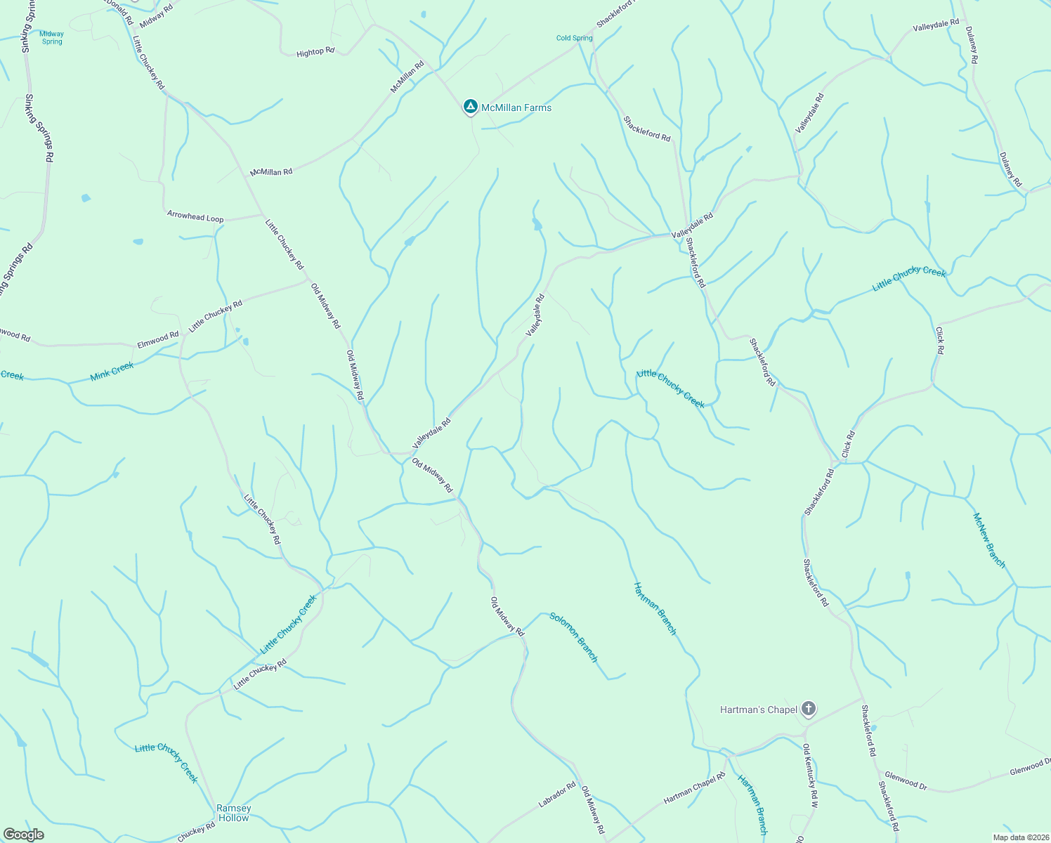 map of restaurants, bars, coffee shops, grocery stores, and more near 267 Hartman Branch Road in Mosheim