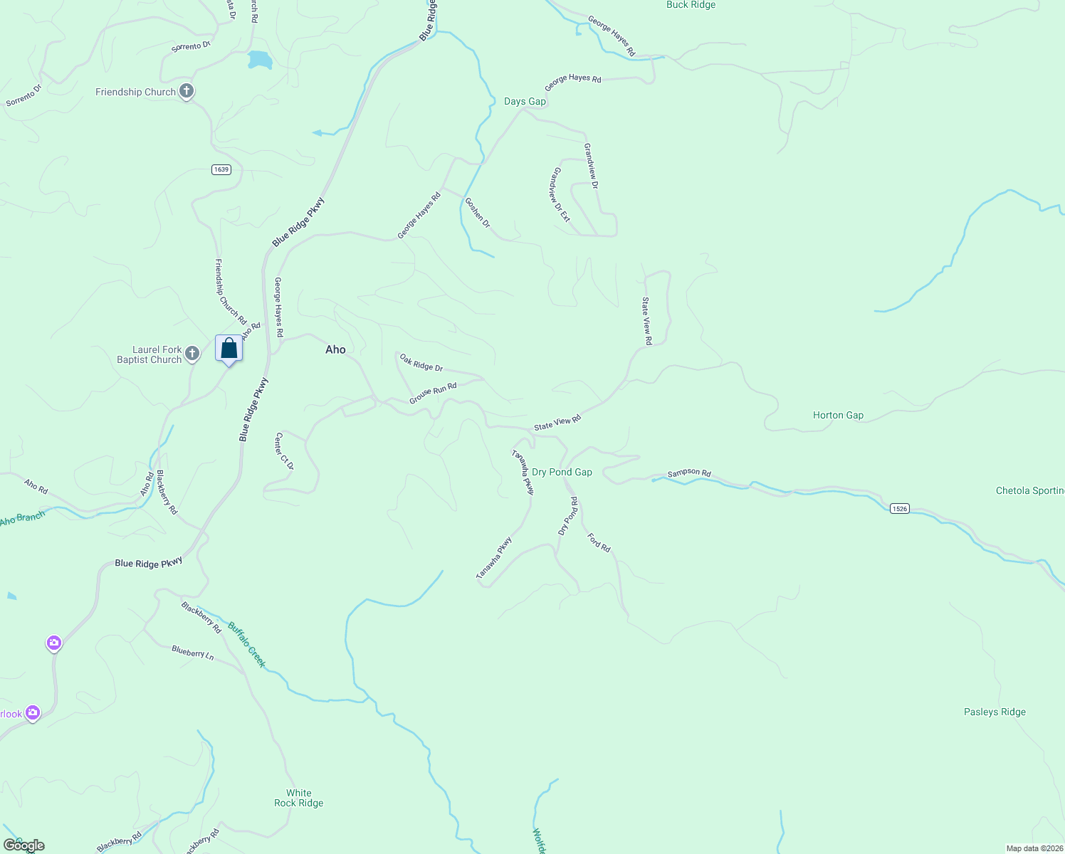 map of restaurants, bars, coffee shops, grocery stores, and more near 601 State View Road in Boone