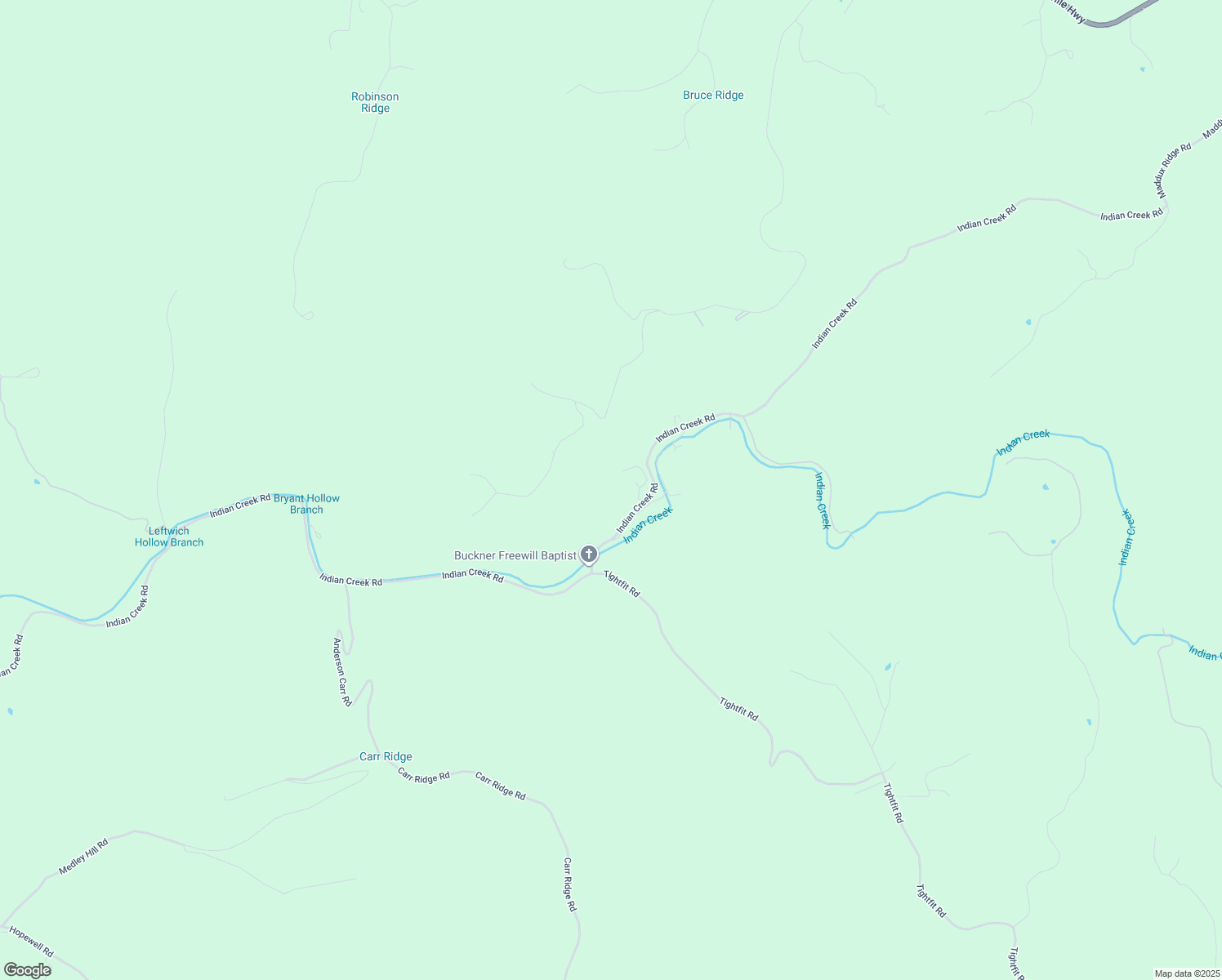 map of restaurants, bars, coffee shops, grocery stores, and more near 12875 Indian Creek Rd in Baxter