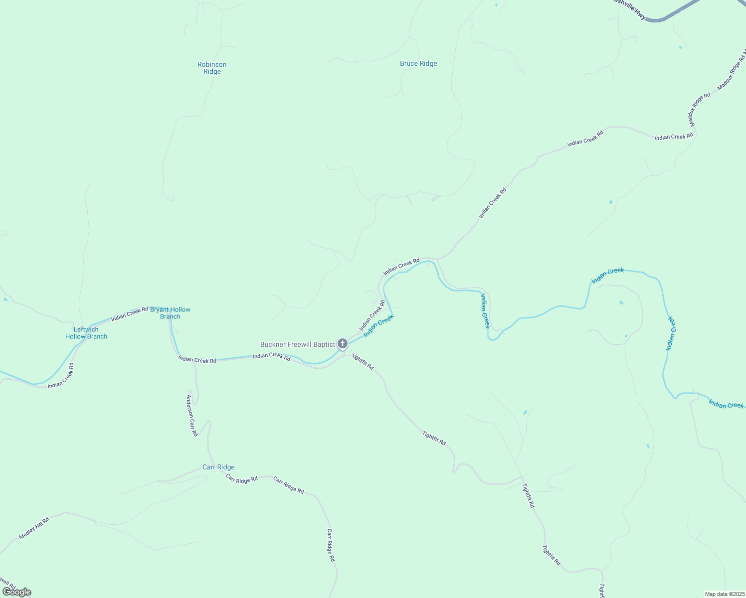 map of restaurants, bars, coffee shops, grocery stores, and more near 12875 Indian Creek Road in Baxter