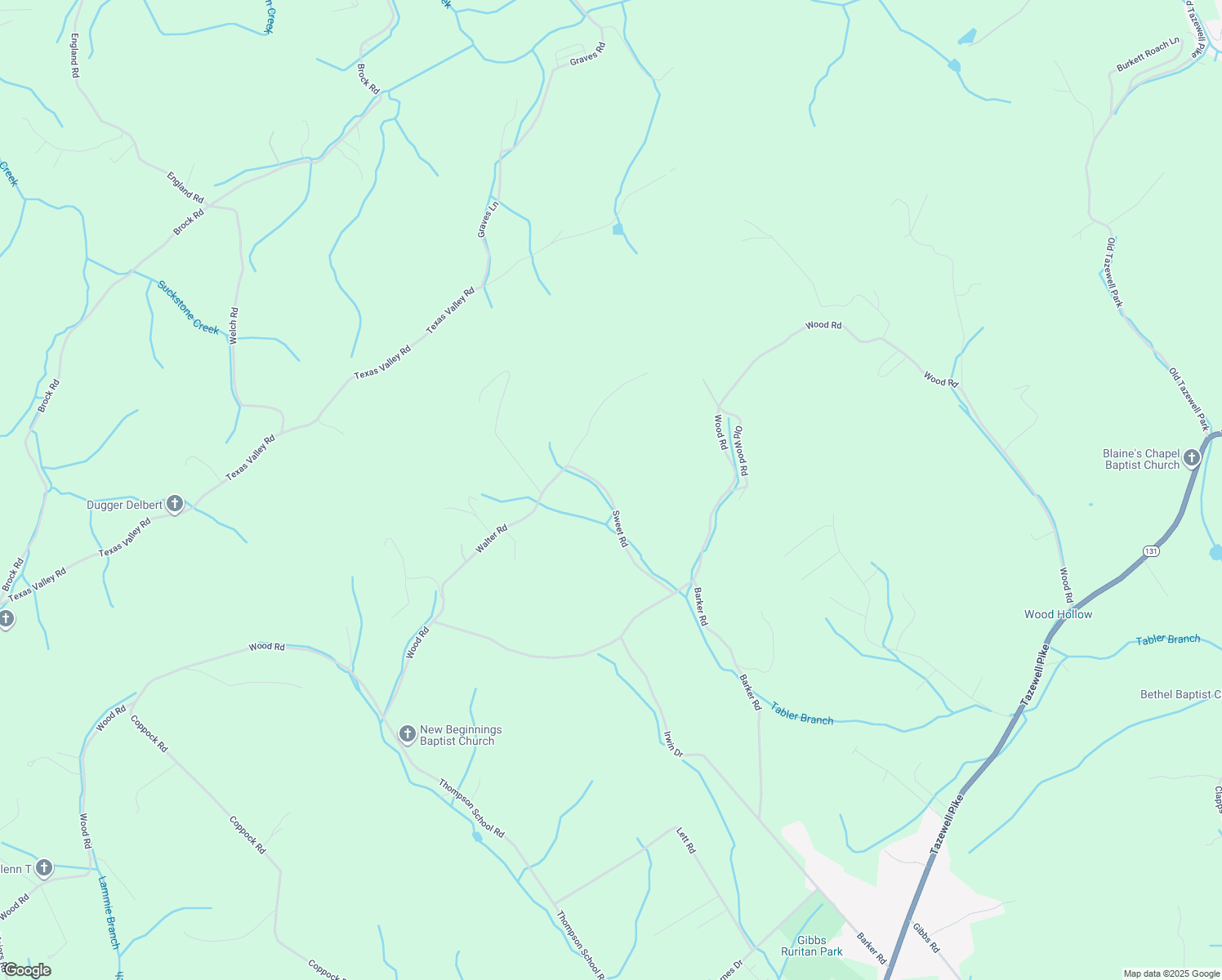 map of restaurants, bars, coffee shops, grocery stores, and more near 8508 Sweet Road in Knox County