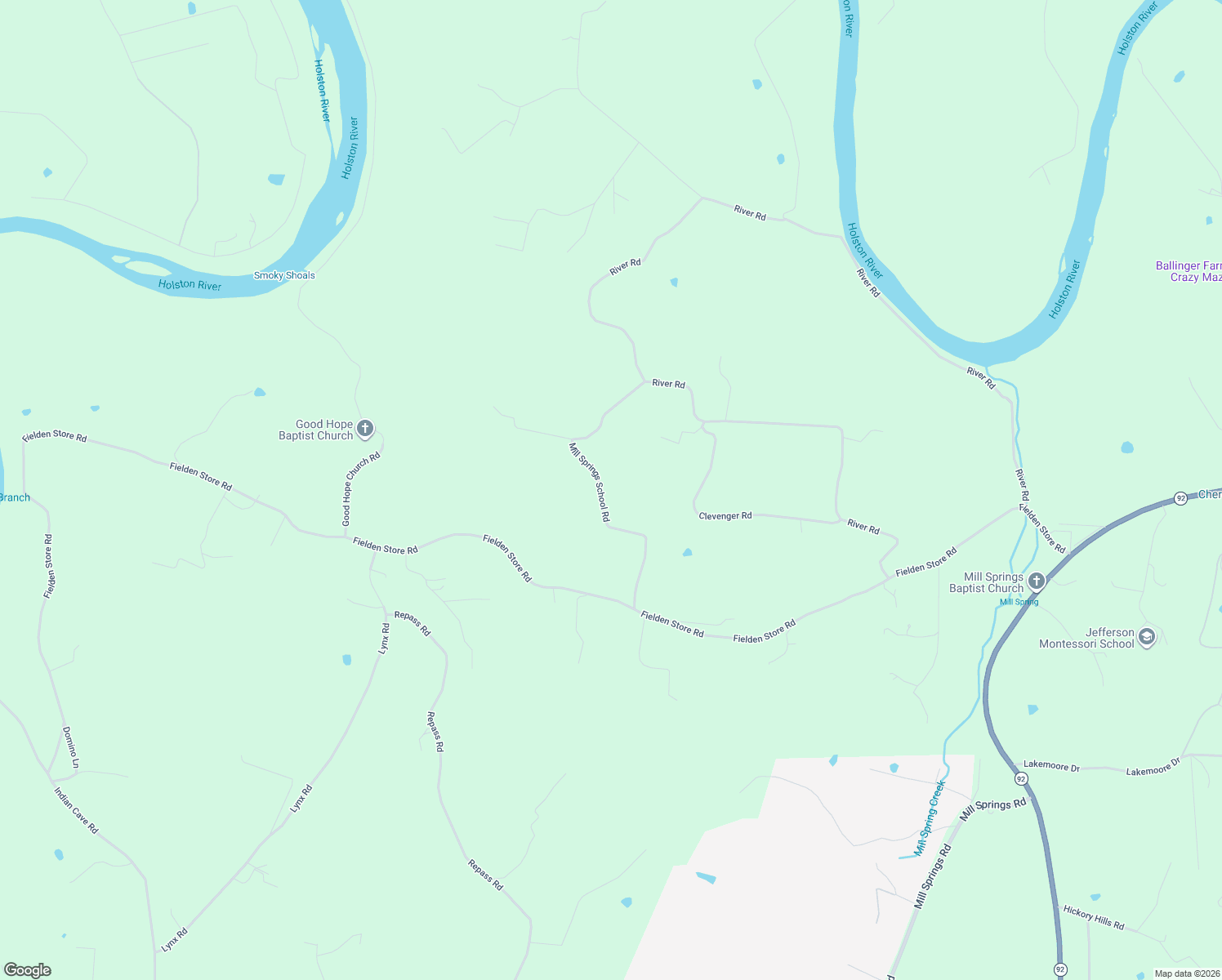 map of restaurants, bars, coffee shops, grocery stores, and more near 2478 Mill Springs School Road in New Market