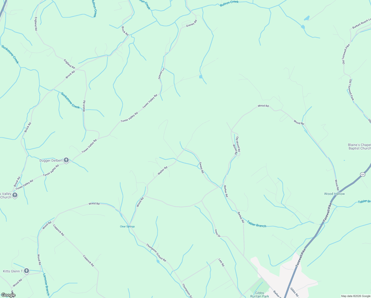 map of restaurants, bars, coffee shops, grocery stores, and more near 8423 Sweet Road in Corryton