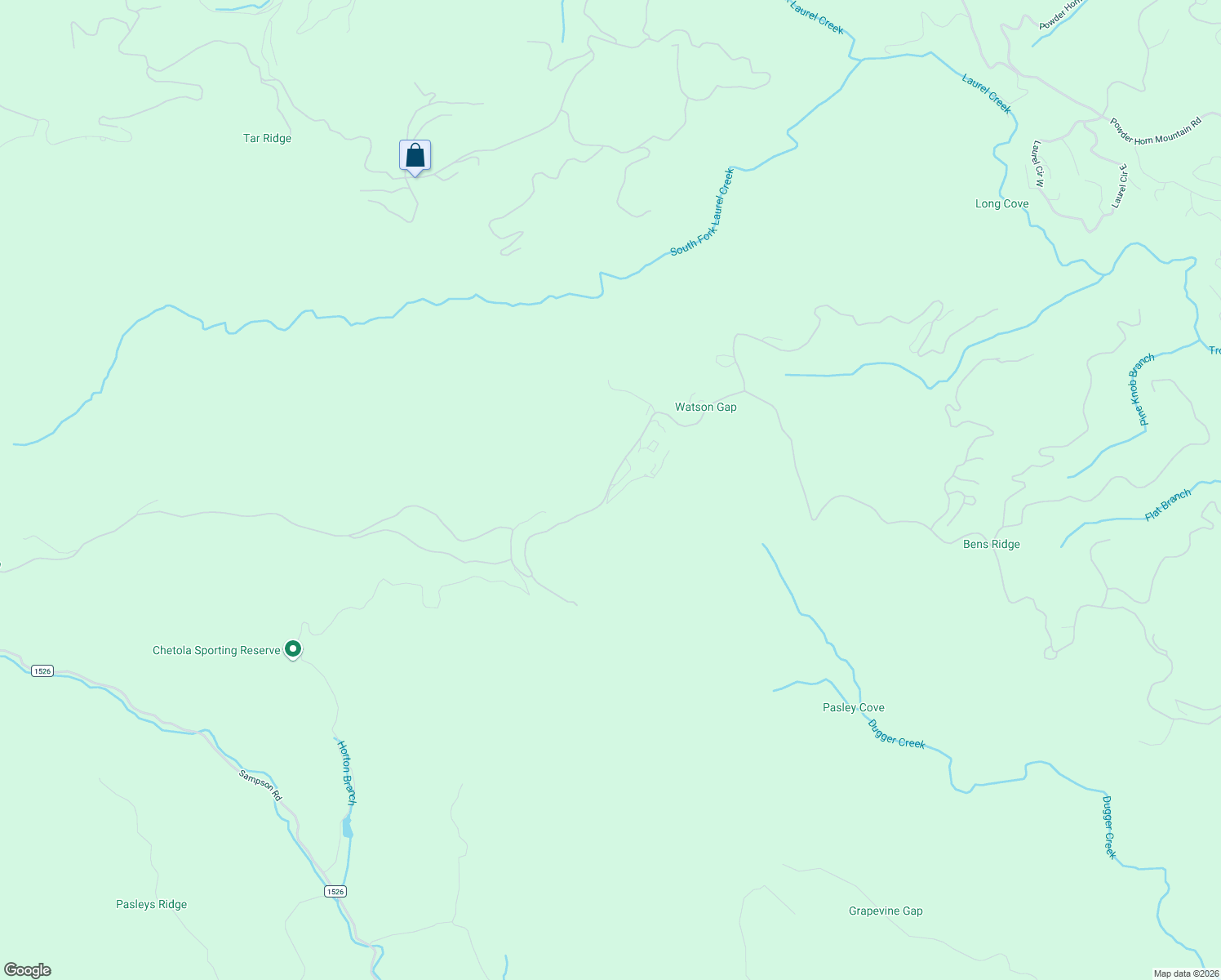 map of restaurants, bars, coffee shops, grocery stores, and more near West Ridge Trail in Watauga County