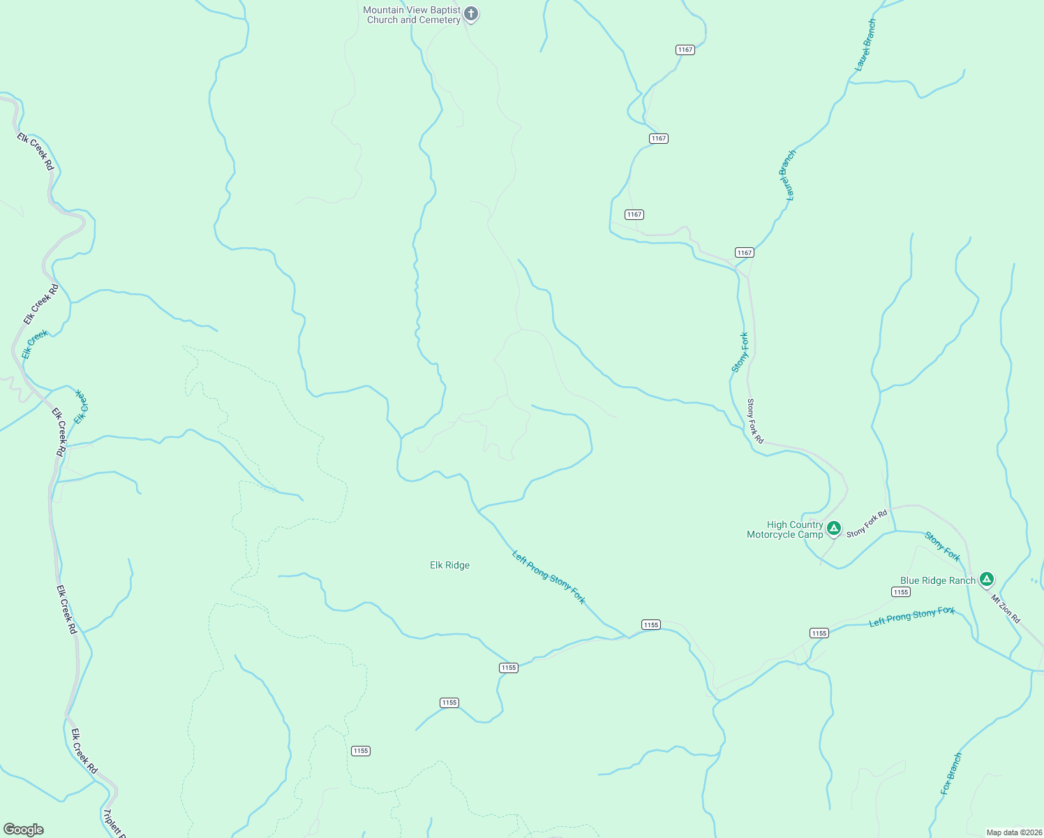 map of restaurants, bars, coffee shops, grocery stores, and more near 107 Grannys Ridge Road in Ferguson