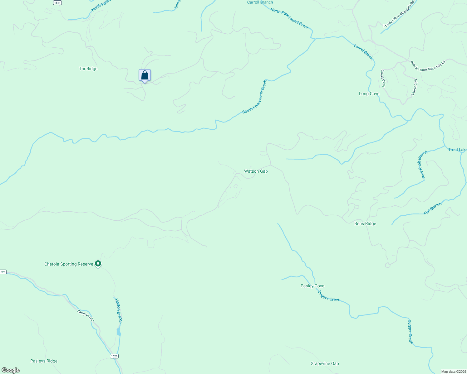 map of restaurants, bars, coffee shops, grocery stores, and more near Ramblestone Terrace in Watauga County