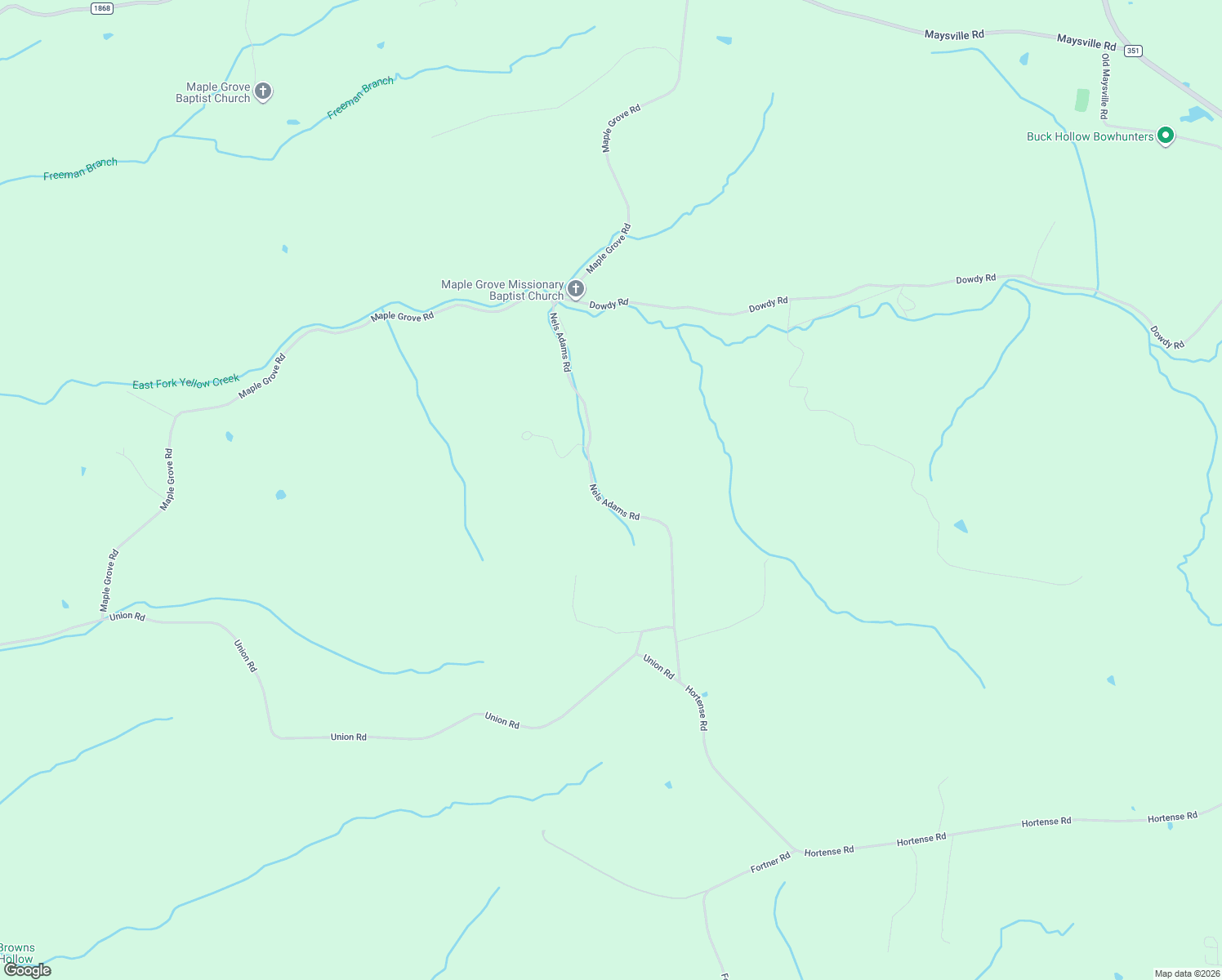 map of restaurants, bars, coffee shops, grocery stores, and more near 742 Nels Adams Road in Dickson